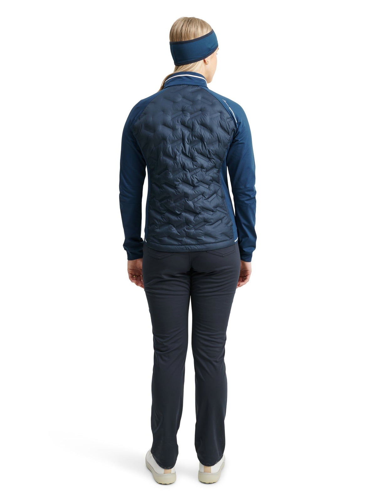 Lds Grove hybrid jacket - peacock blue-5
