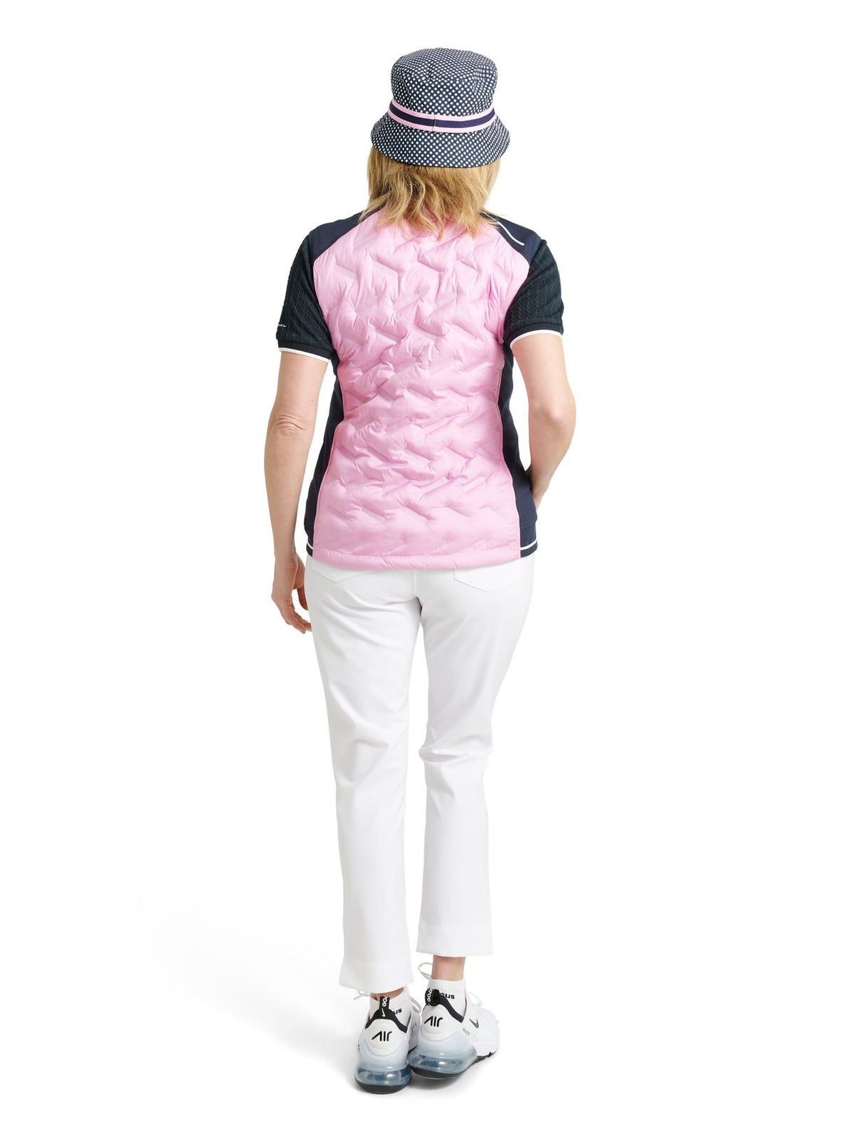 Lds Grove hybrid vest - navy/peony-5