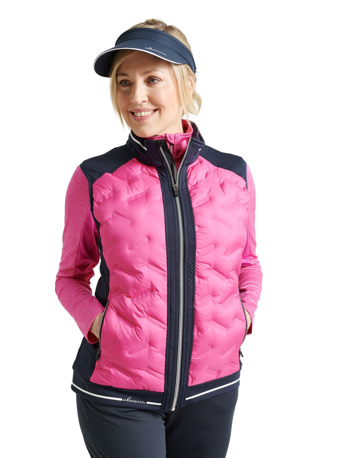 Lds Grove hybrid vest - rose-1