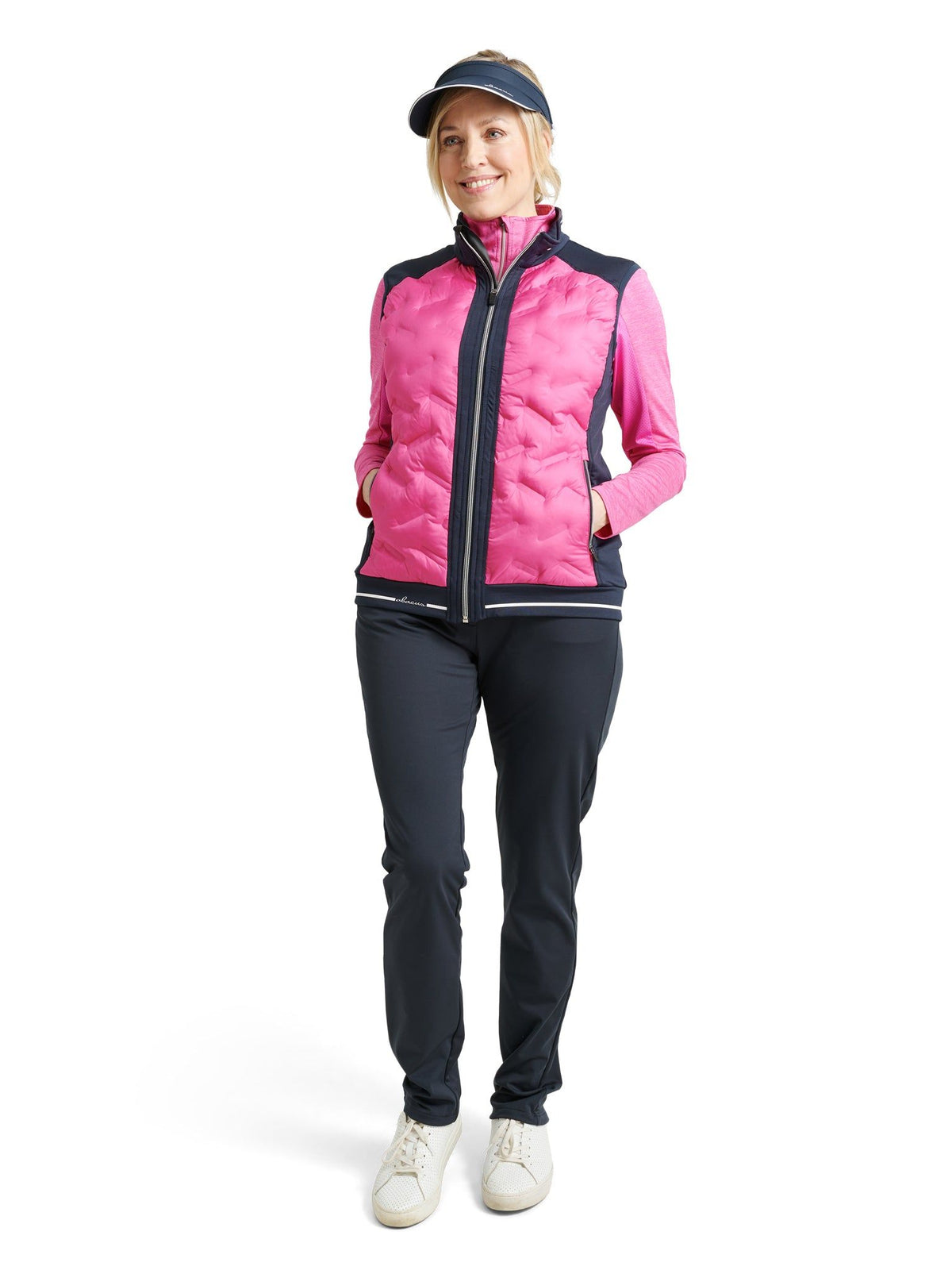 Lds Grove hybrid vest - rose-2