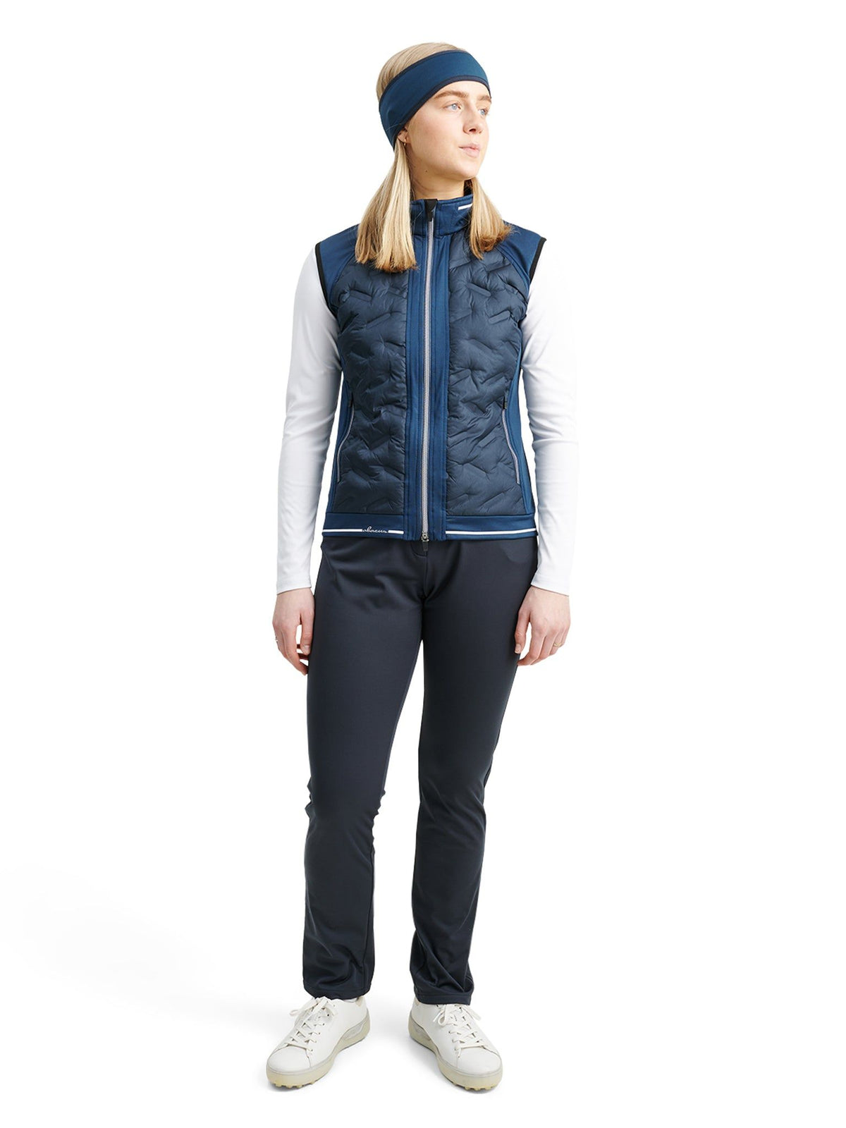 Lds Grove hybrid vest - peacock blue-2