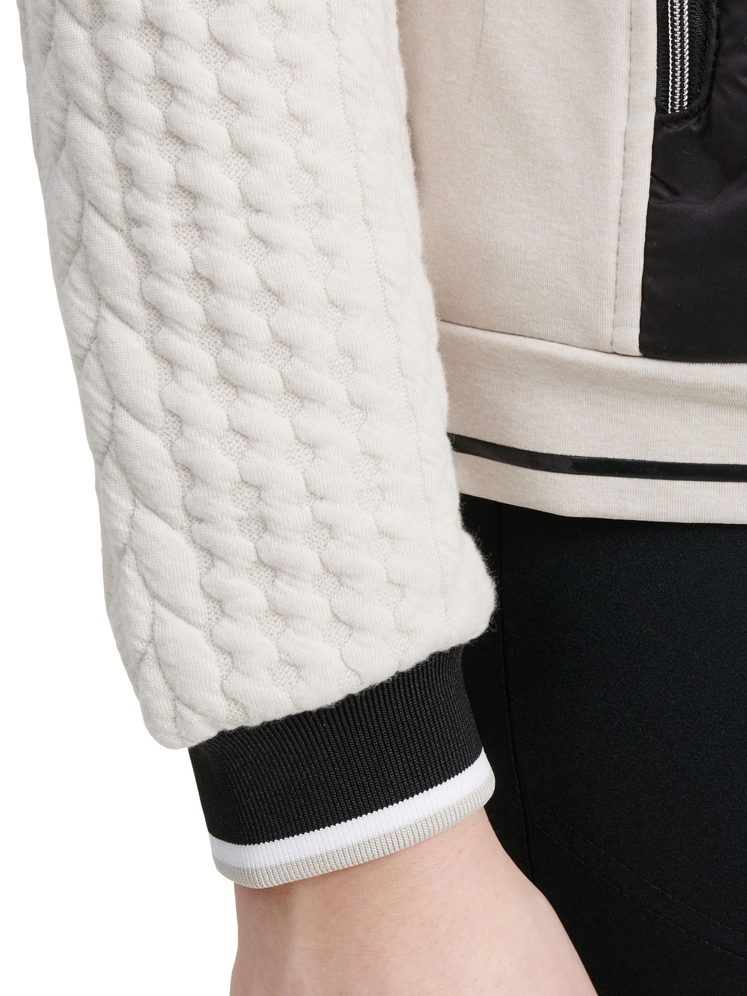 Lds Grove hybrid vest - black/stone-3