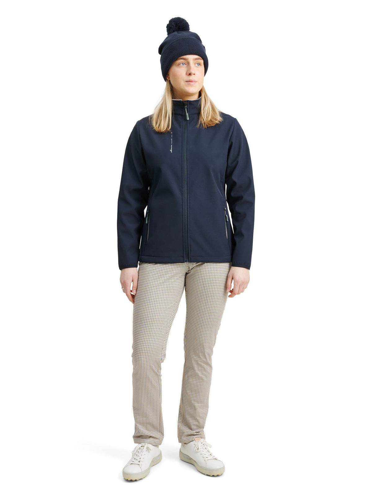 Lds Muirfield warm softshell jacket - navy-2
