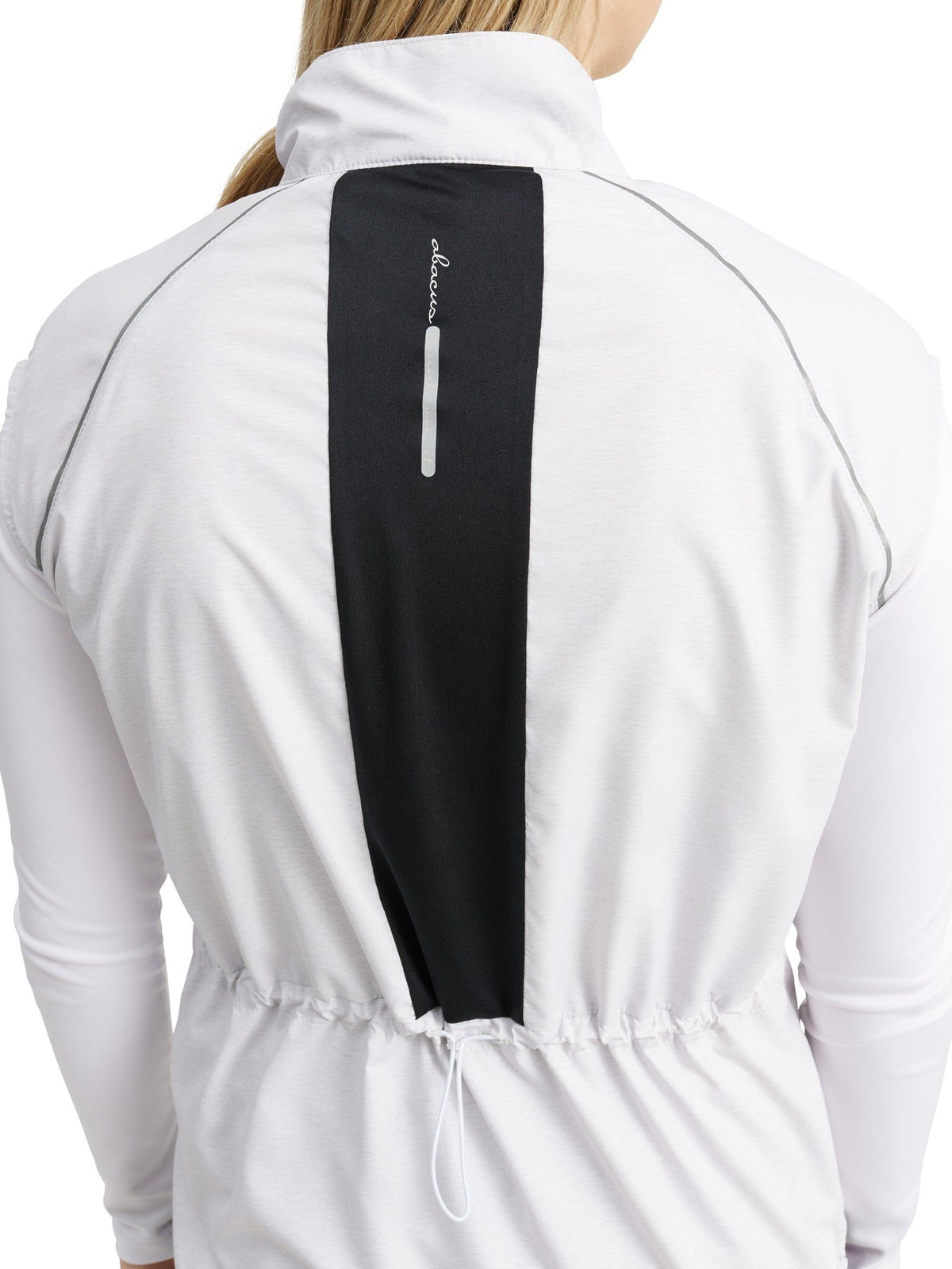 Lds Ganton stretch windvest - stone melange-2
