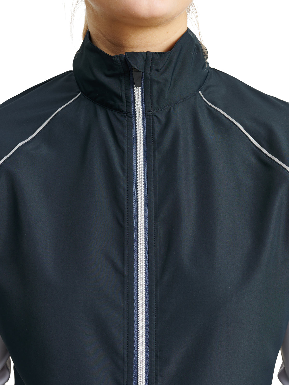Lds Ganton stretch windvest - navy-3