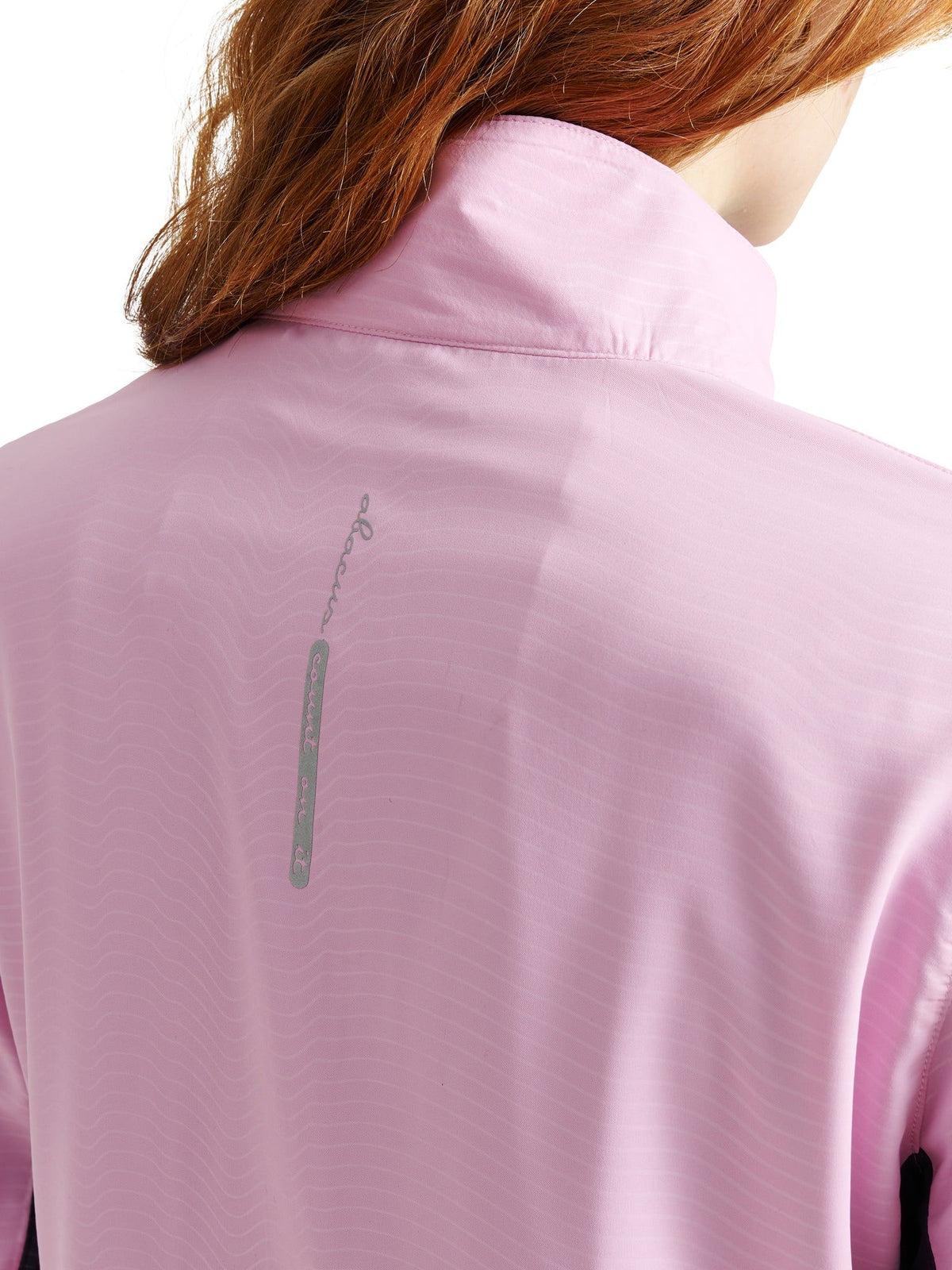 Lds Lanark stretch wind jacket - navy/peony-4