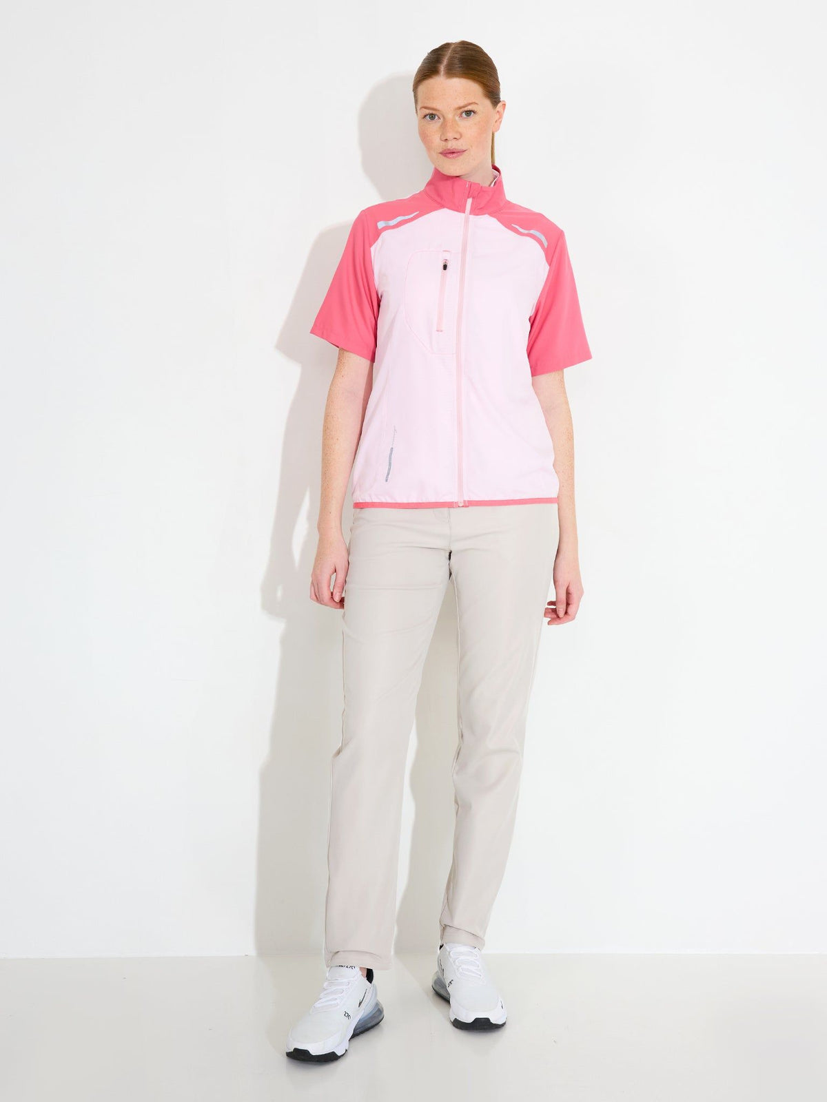 Lds Lanark stretch windshirt - lt.pink-3