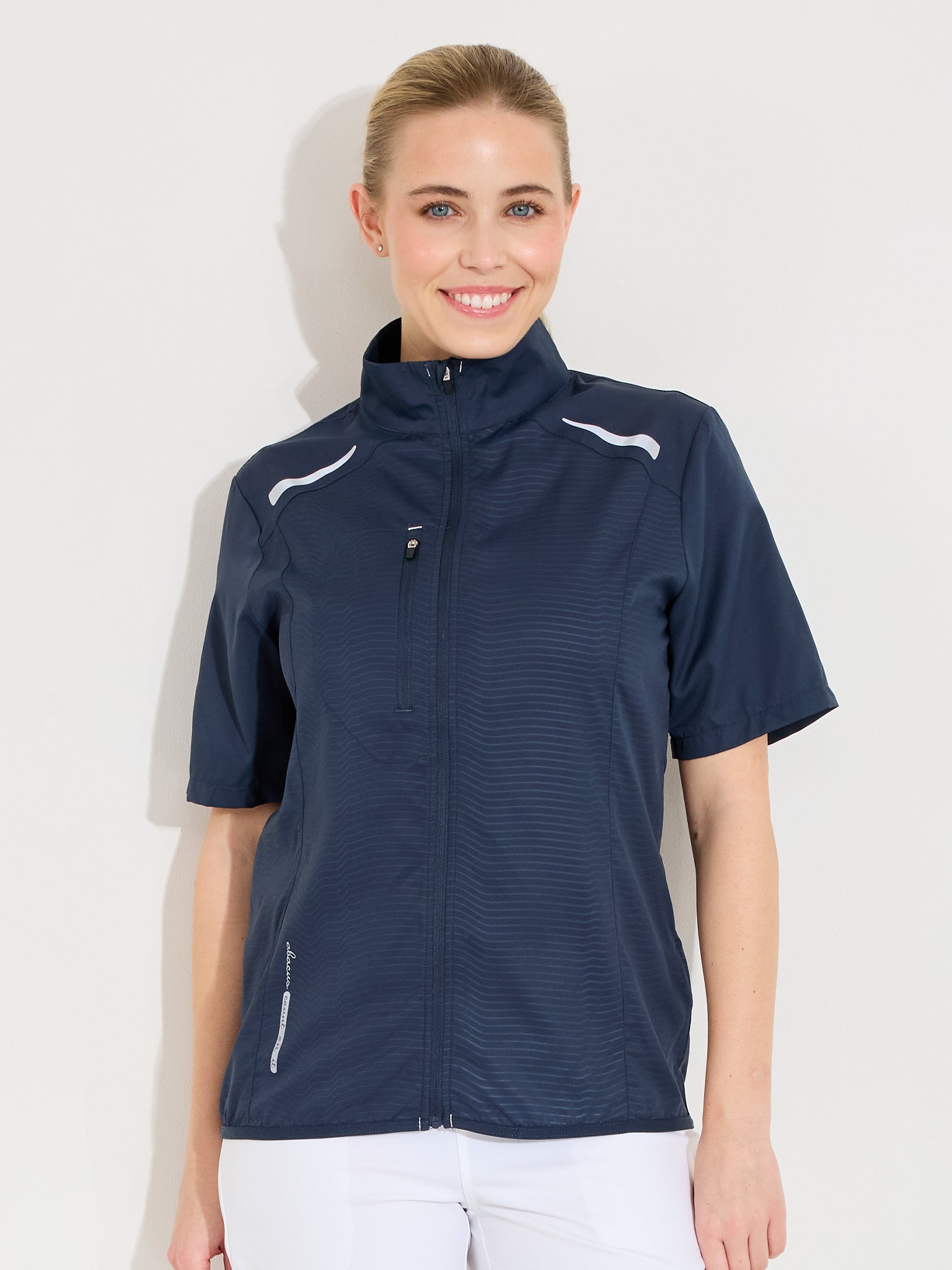 Lds Lanark stretch windshirt - navy