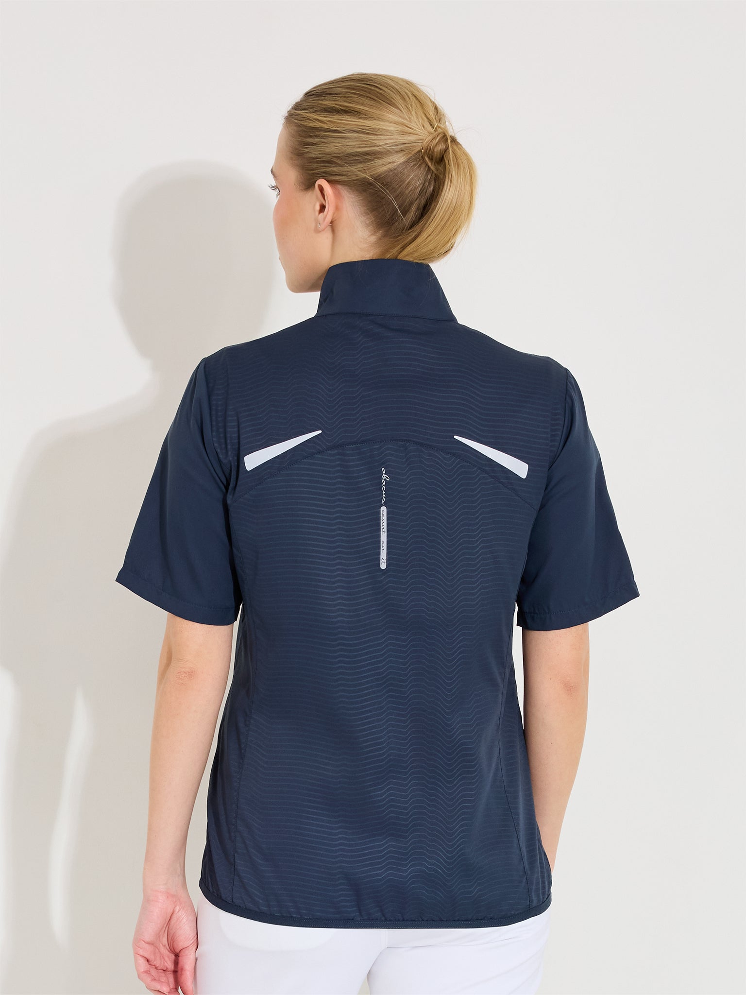 Lds Lanark stretch windshirt - navy