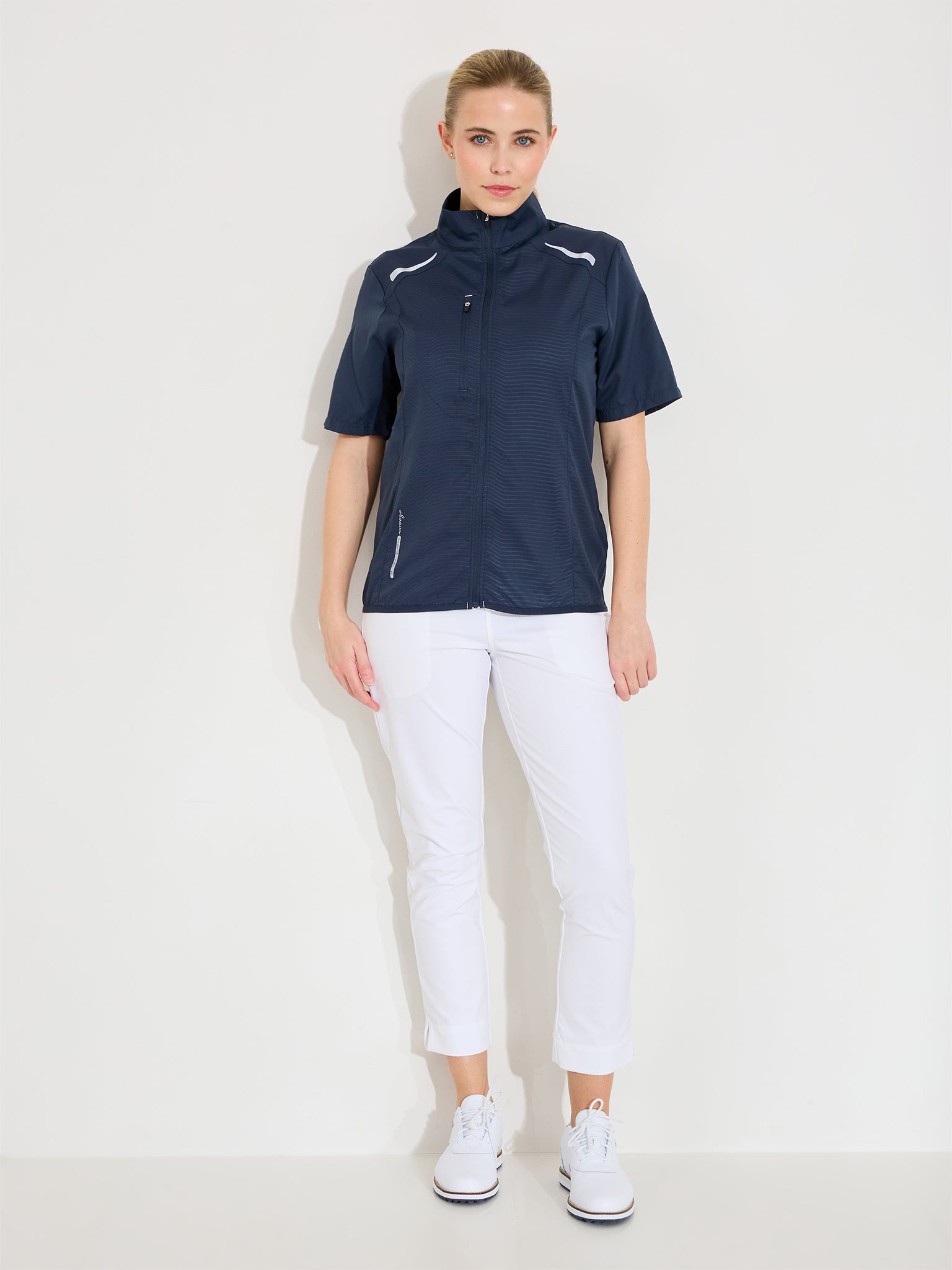 Lds Lanark stretch windshirt - navy-3