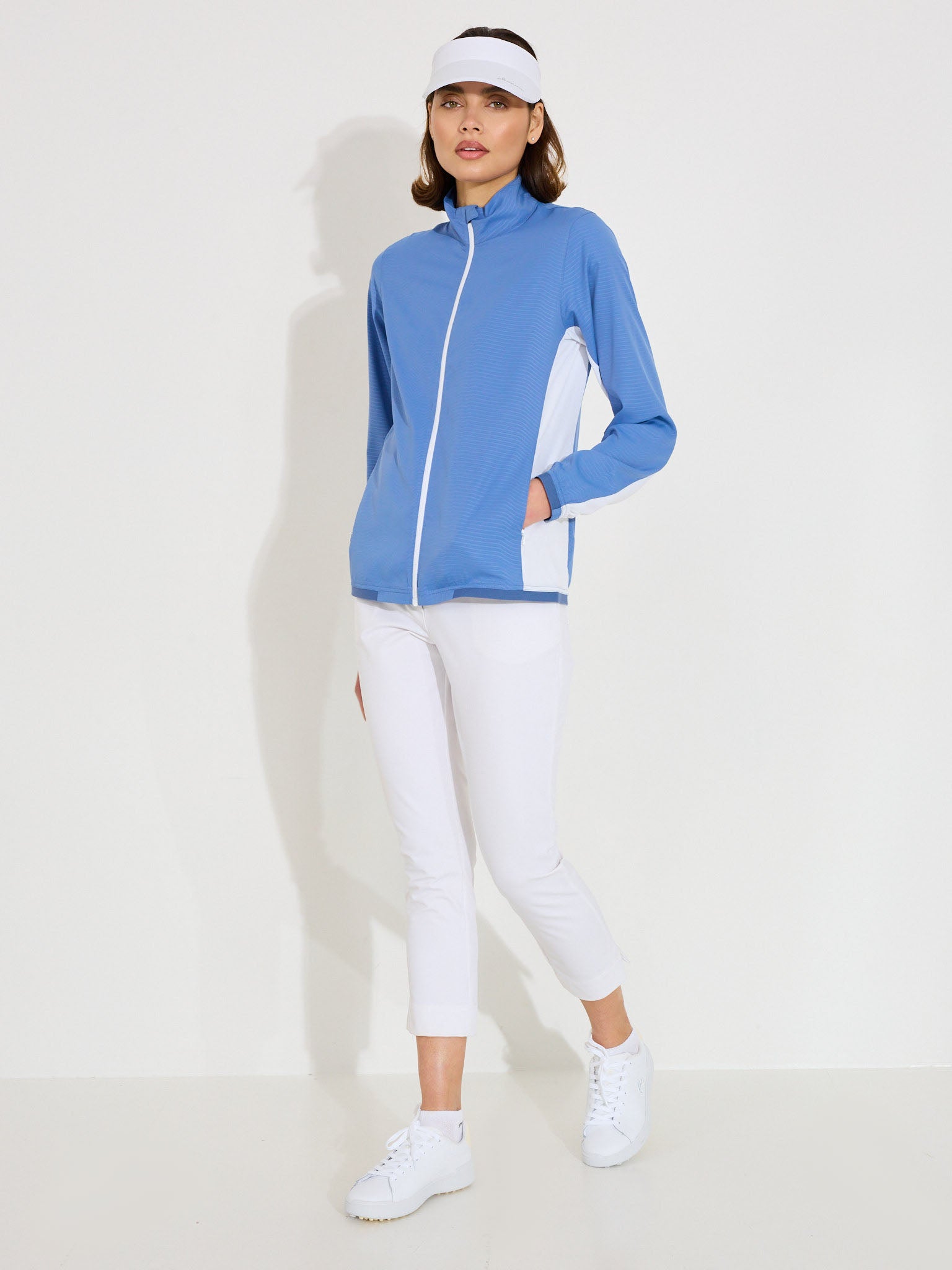 Lds Lanark classics stretch wind jacket - horizon blue-5