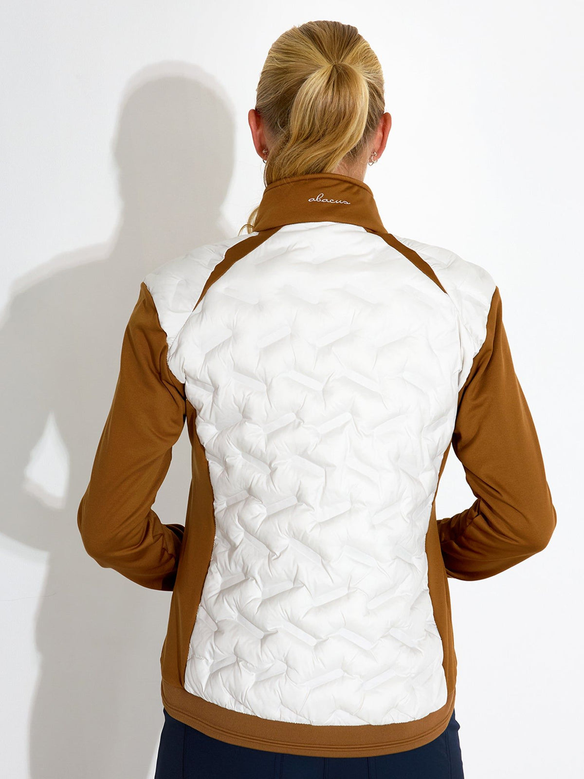 Lds Portrush hybrid jacket - cognac-2
