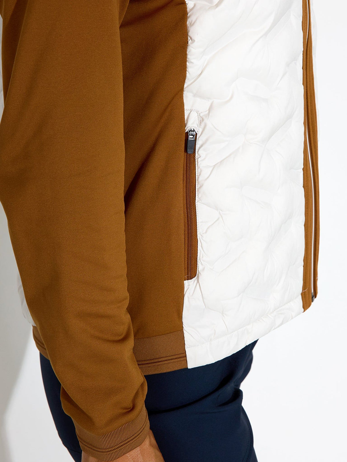Lds Portrush hybrid jacket - cognac-4