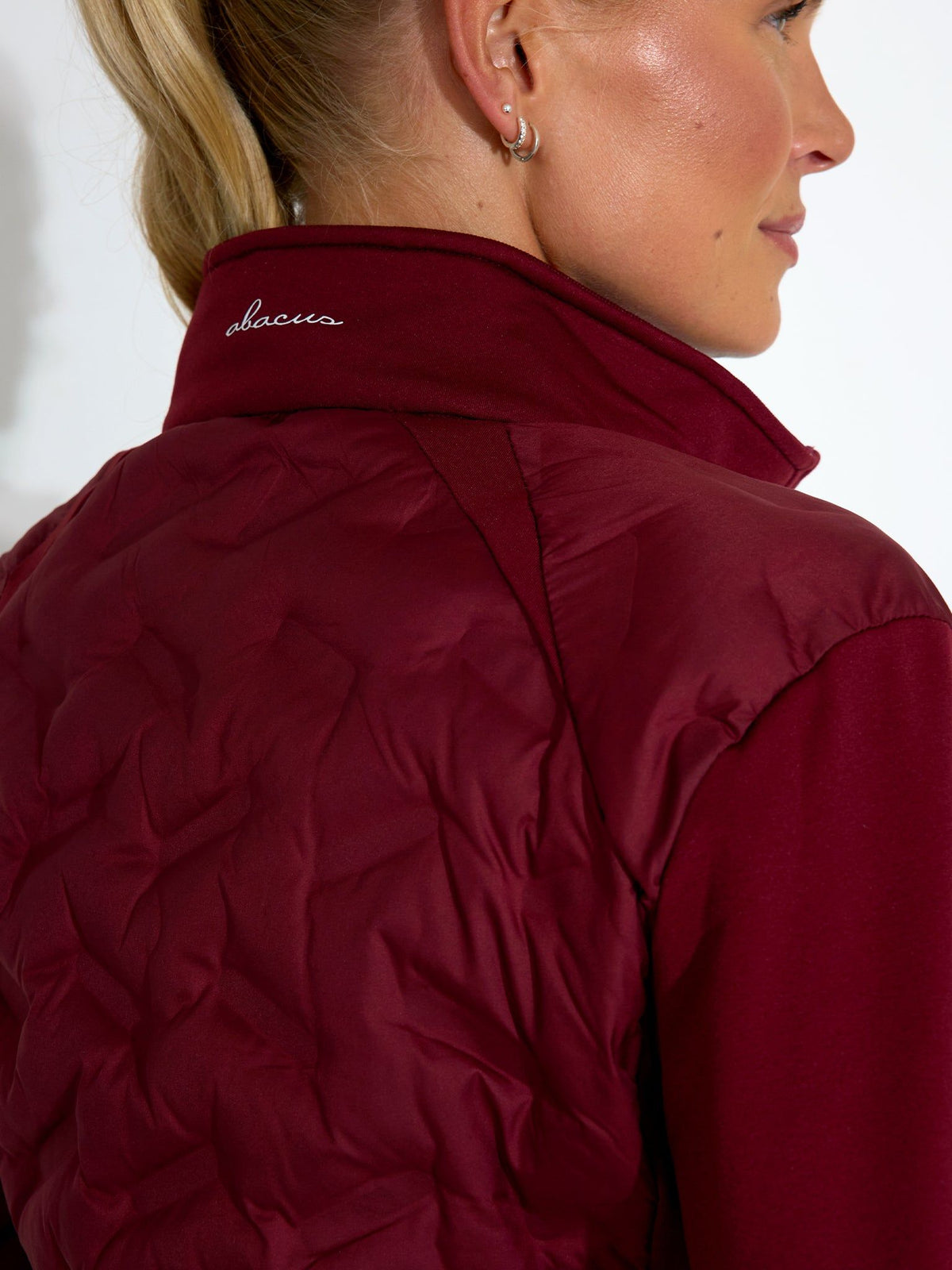 Lds Portrush hybrid jacket - cranberry-4