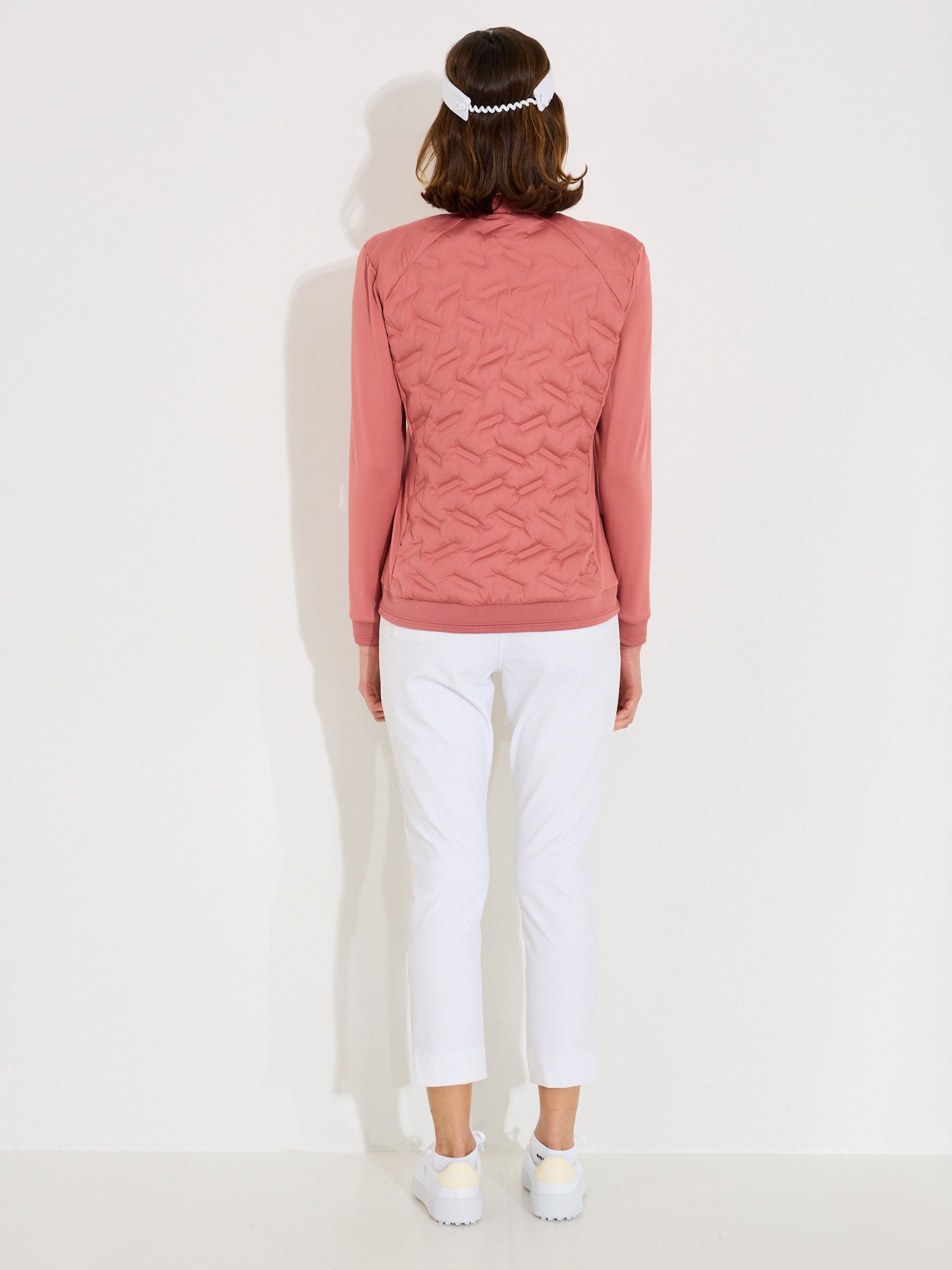 Lds Portrush hybrid jacket - dusty rose-4