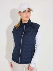 Lds Portrush hybrid vest - navy
