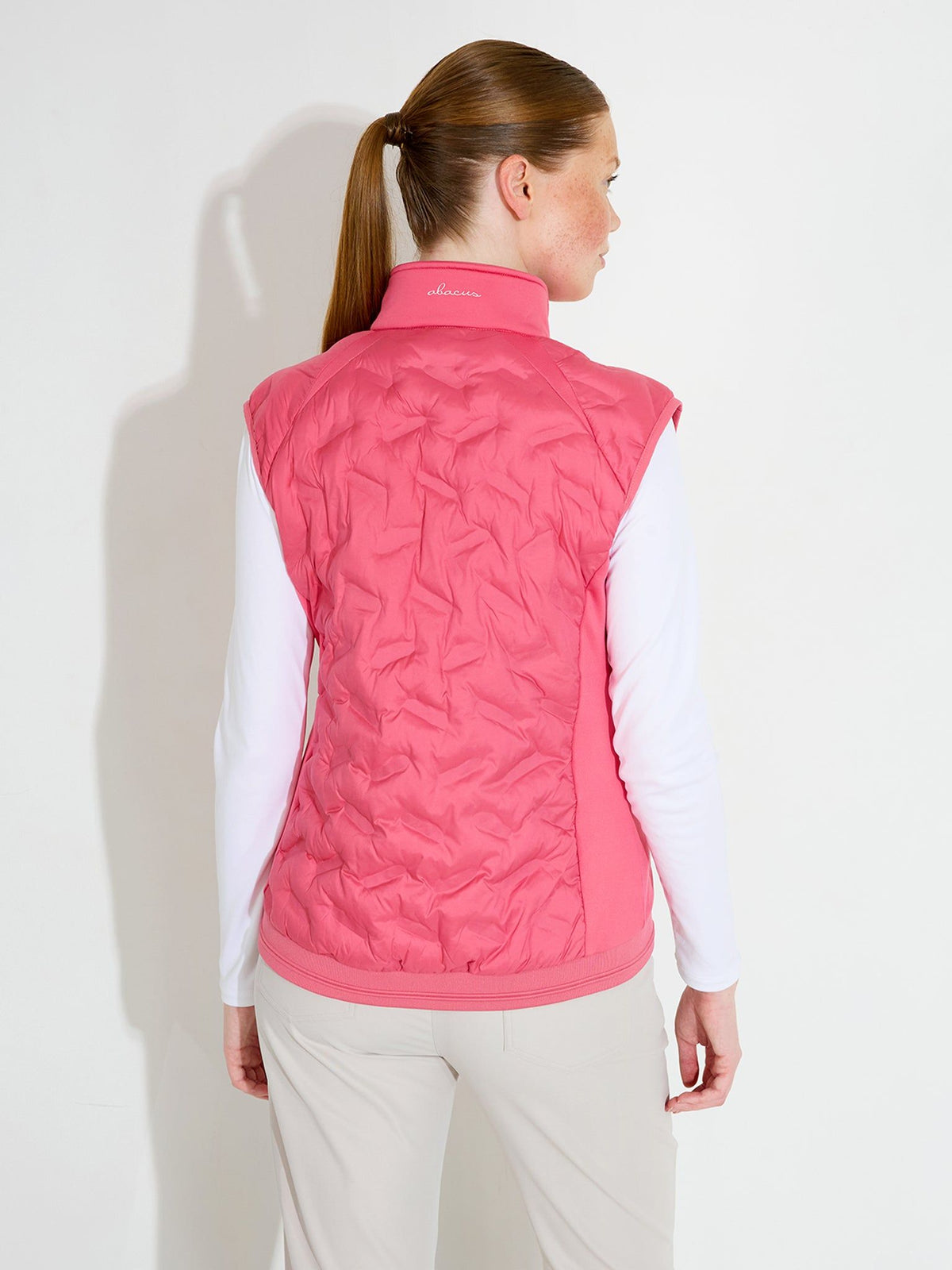 Lds Portrush hybrid vest - lipstick-4