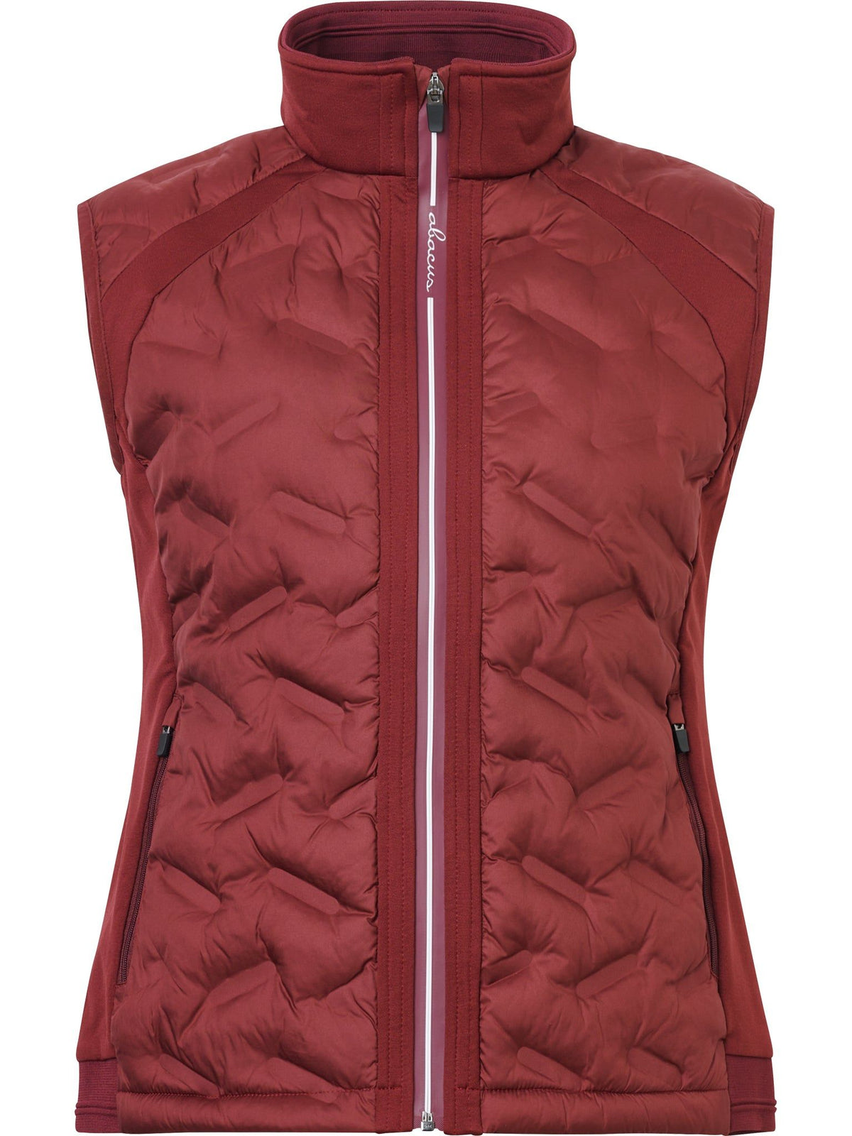 Lds Portrush hybrid vest - cranberry-6