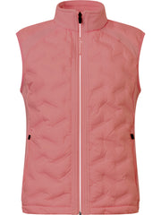 Lds Portrush hybrid vest - dusty rose