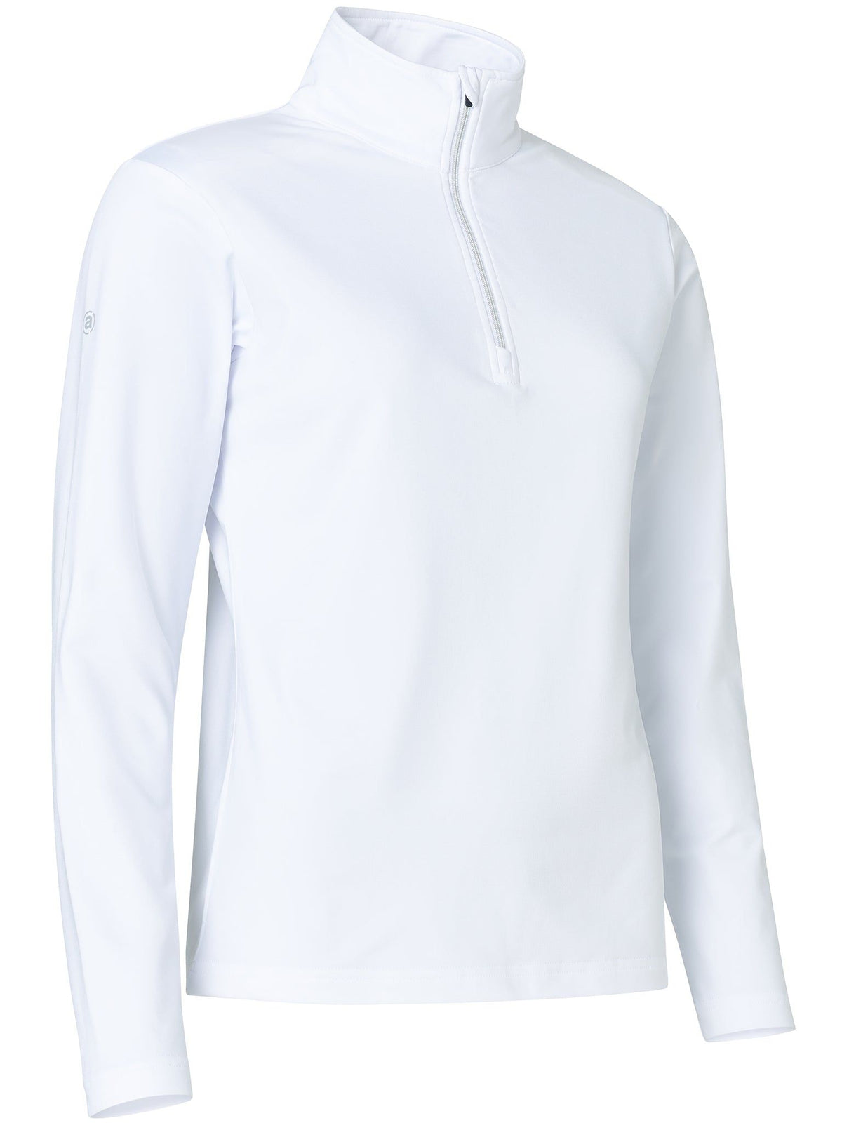Lds Dunbar halfzip fleece - white-2