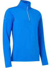 Lds Dunbar halfzip fleece - royal blue