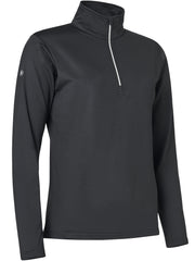 Lds Dunbar halfzip fleece - black