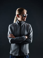 Lds Layer fleece jacket - greymelange
