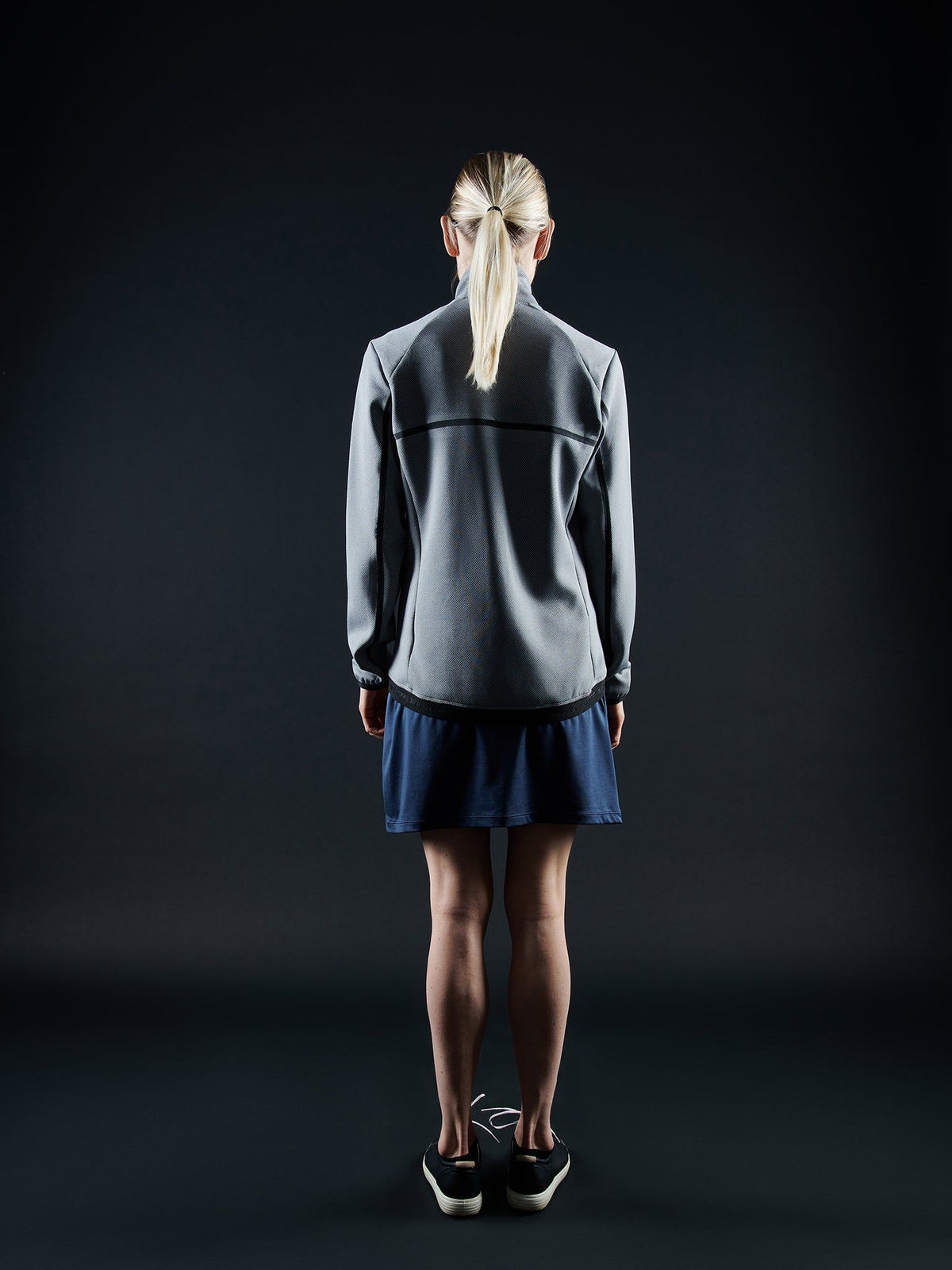 Lds Layer fleece jacket - greymelange-3