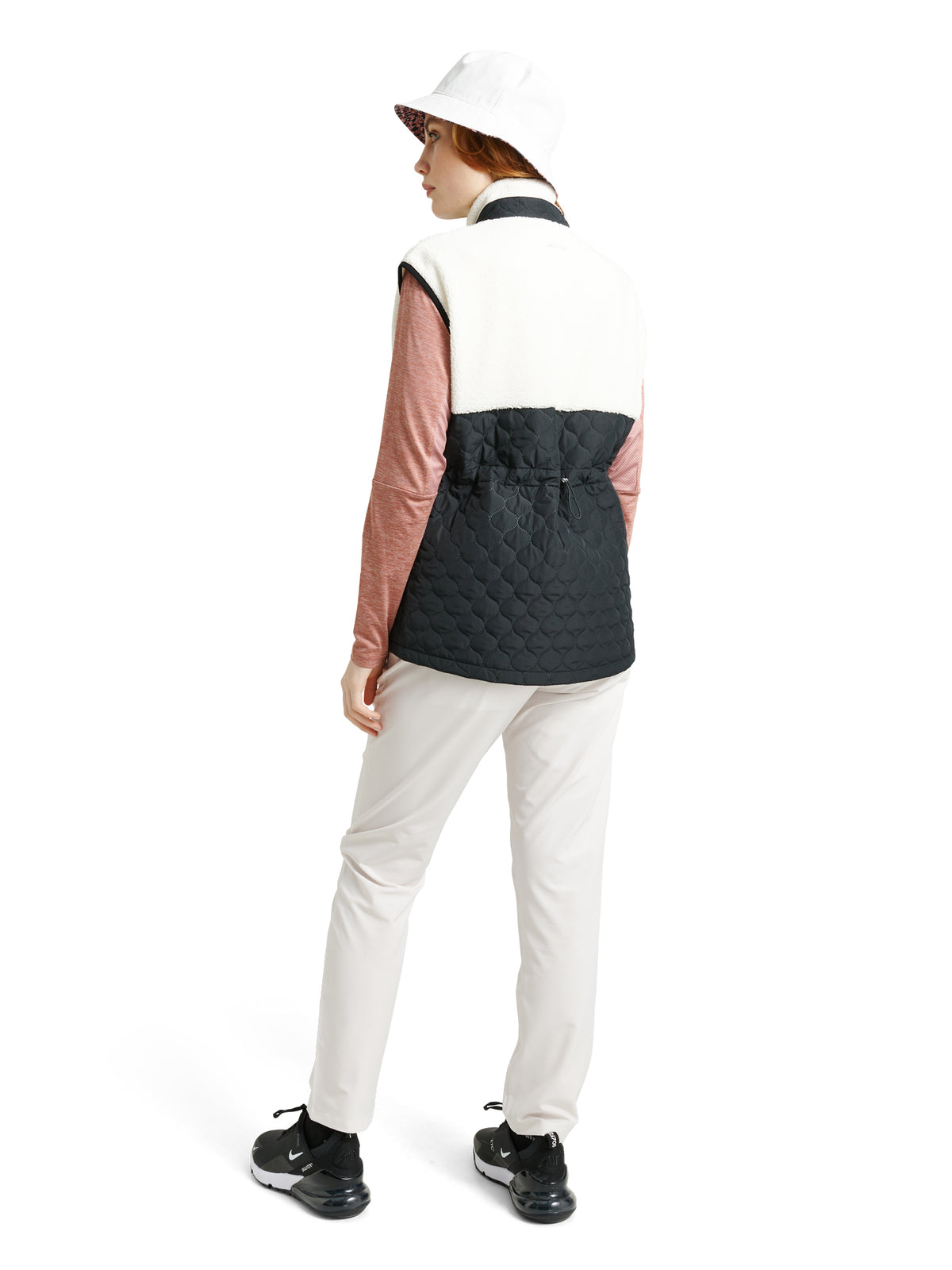 Lds Preston pile windvest - black-5
