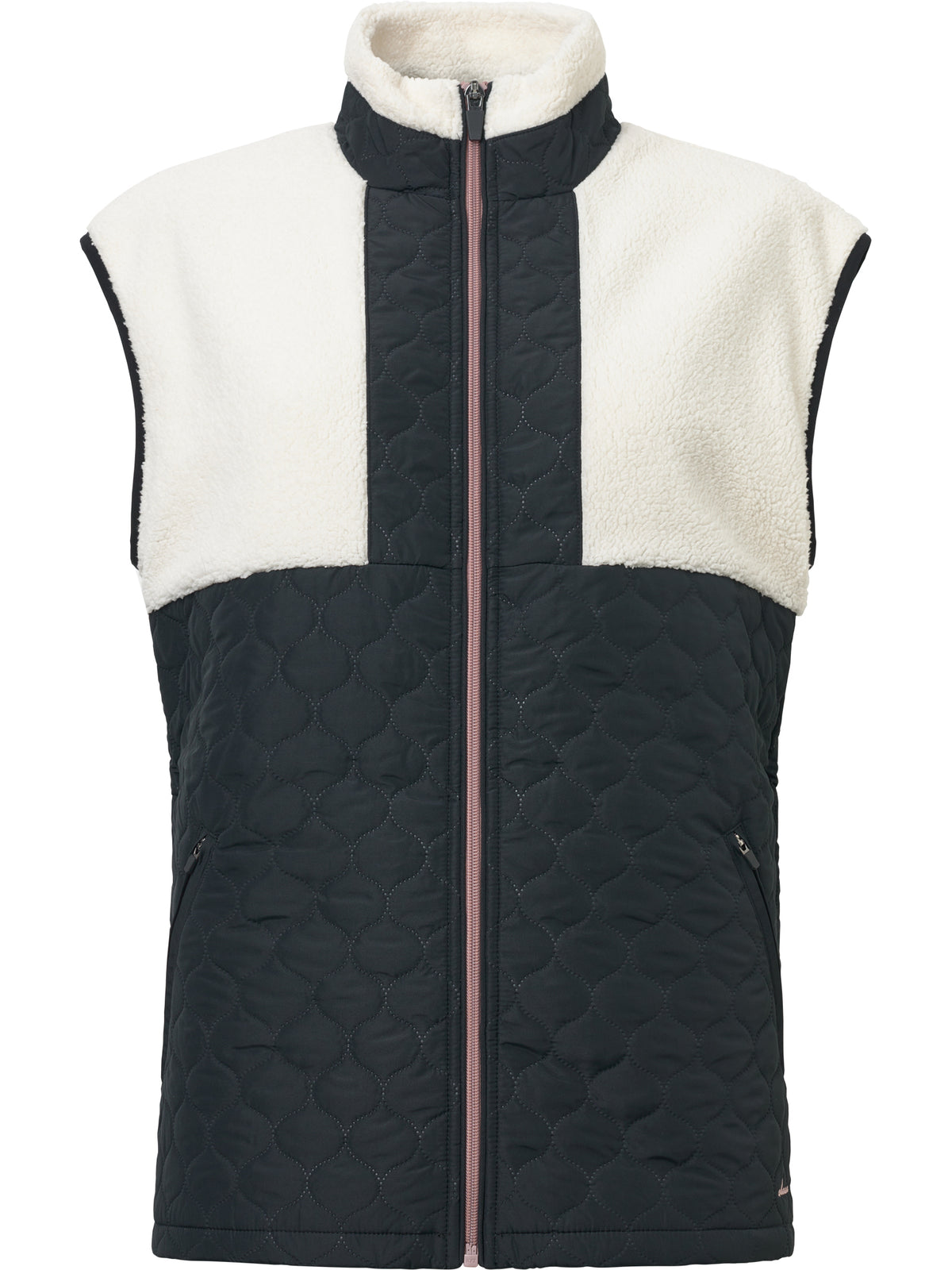 Lds Preston pile windvest - black-6