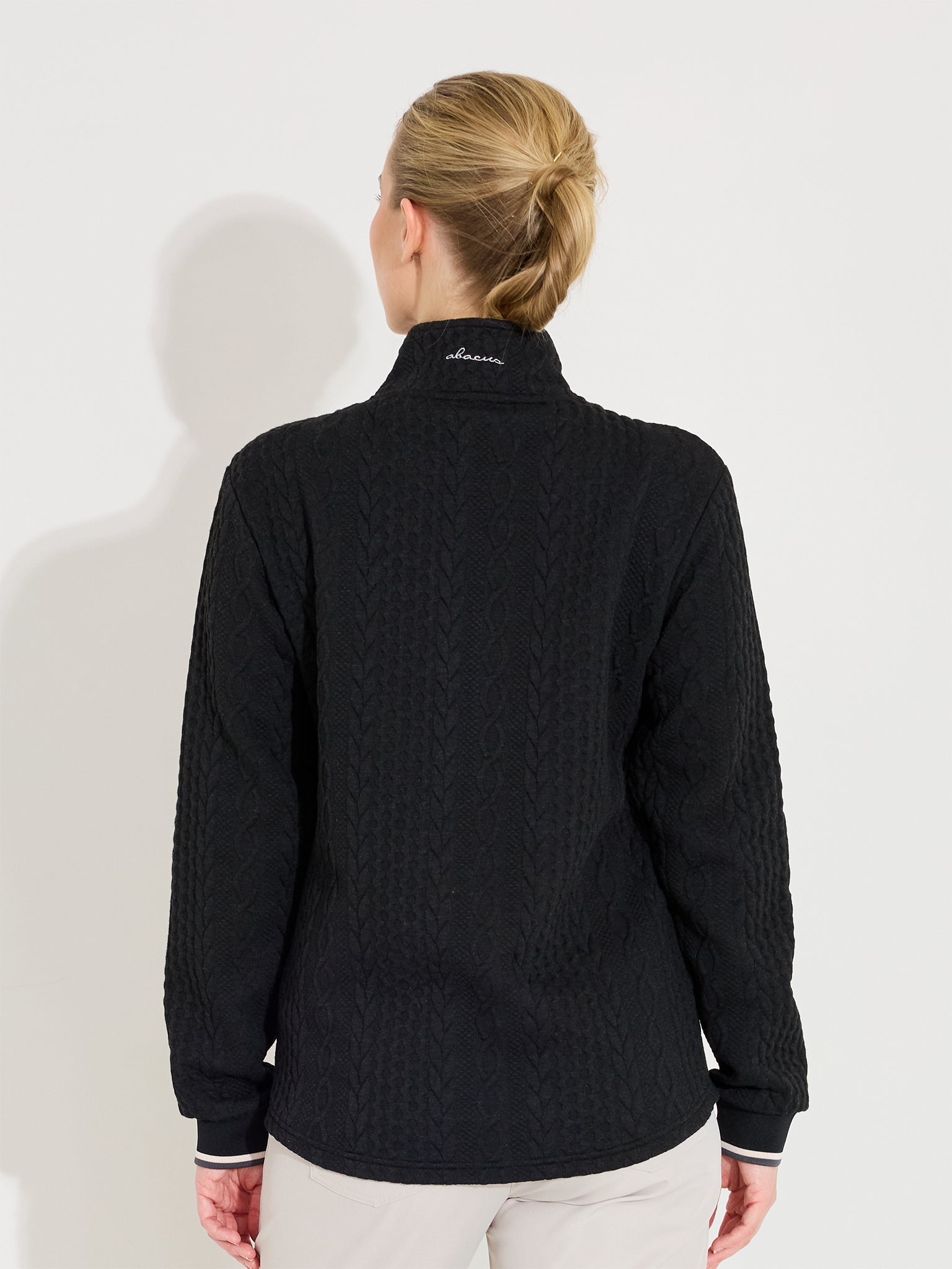 Lds Woburn midlayer fullzip - black-2