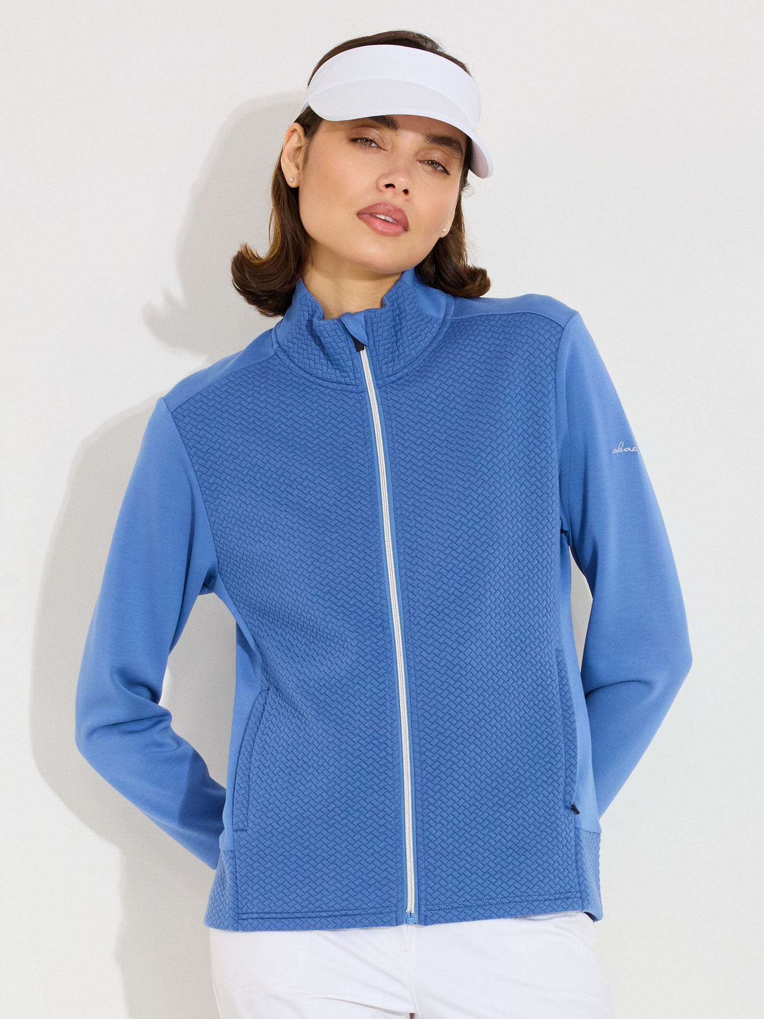 Lds Carden midlayer jacket - horizon blue – Abacus Sportswear