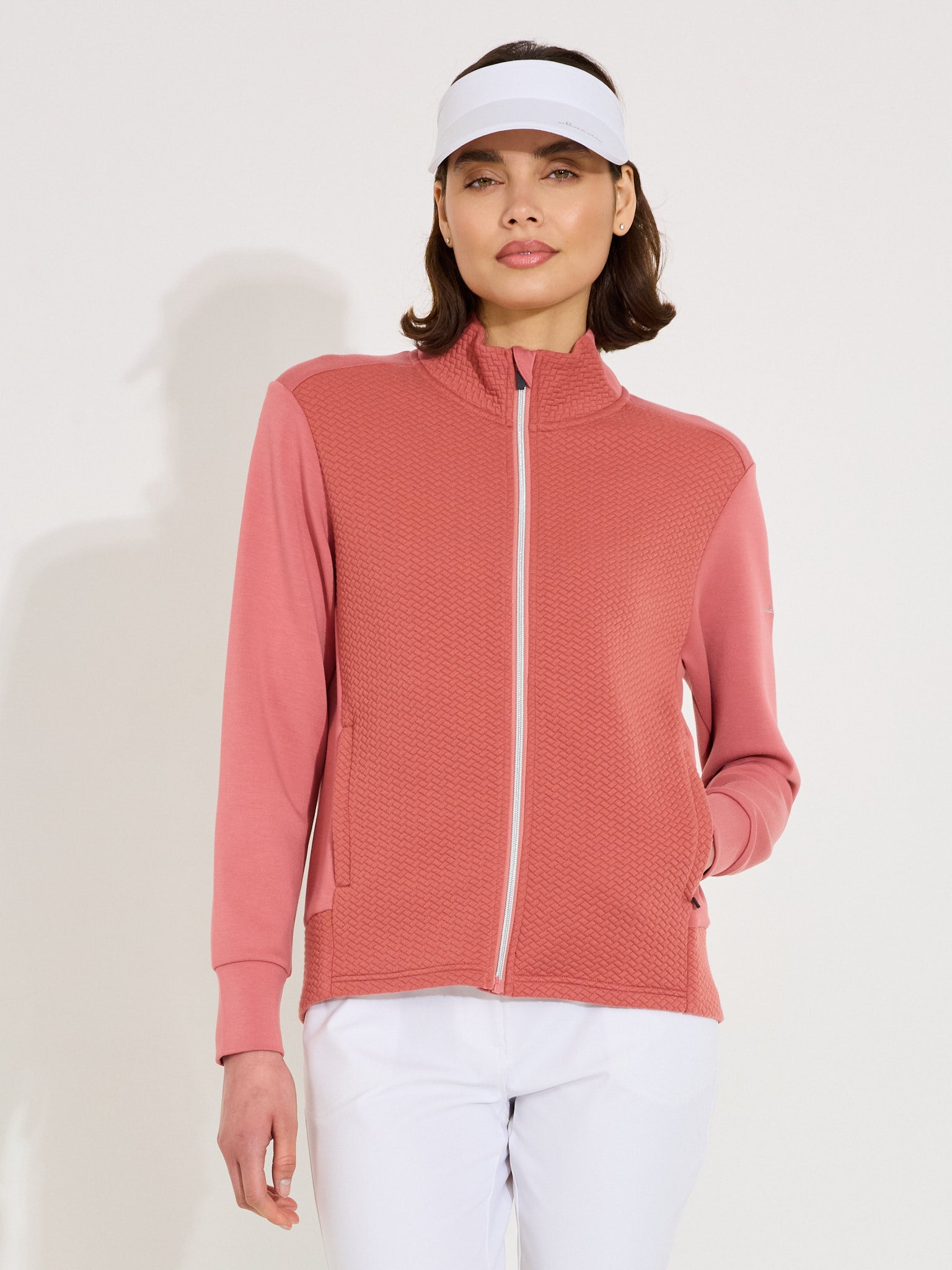 Lds Carden midlayer jacket - dusty rose