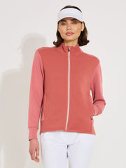 Lds Carden midlayer jacket - dusty rose