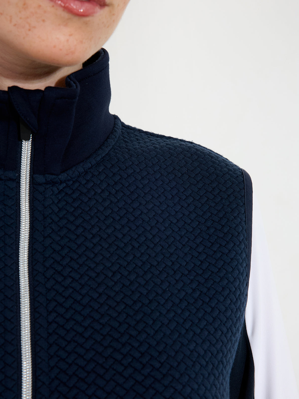 Lds Carden midlayer vest - navy-3
