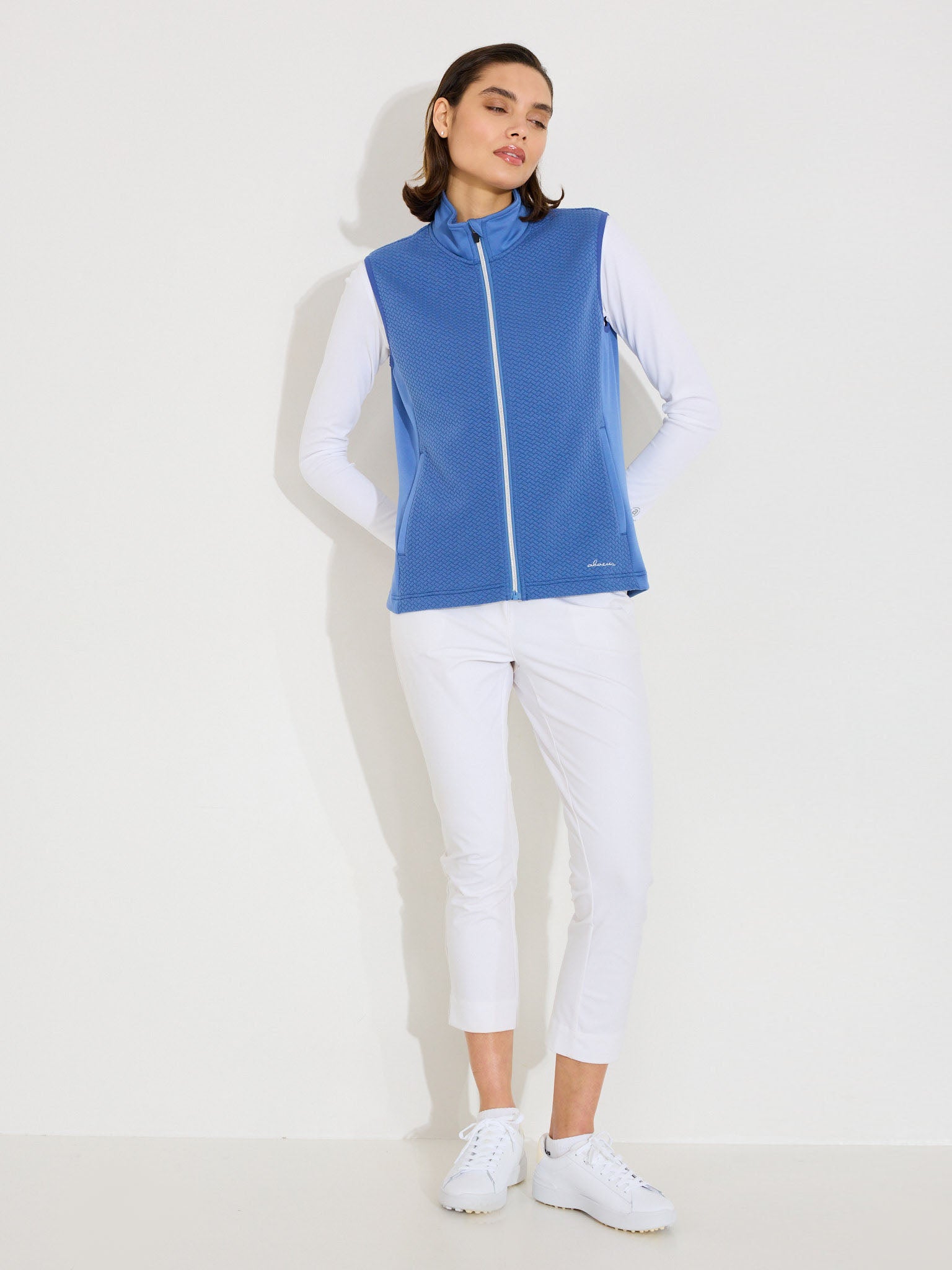 Lds Carden midlayer vest - horizon blue-3