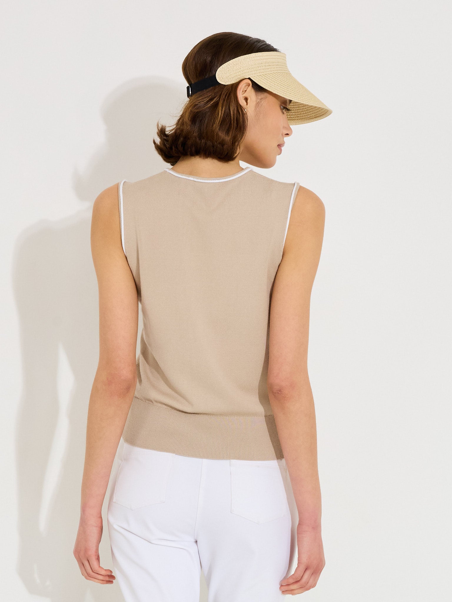 Lds Niblick sleeveless - lt.sand-2