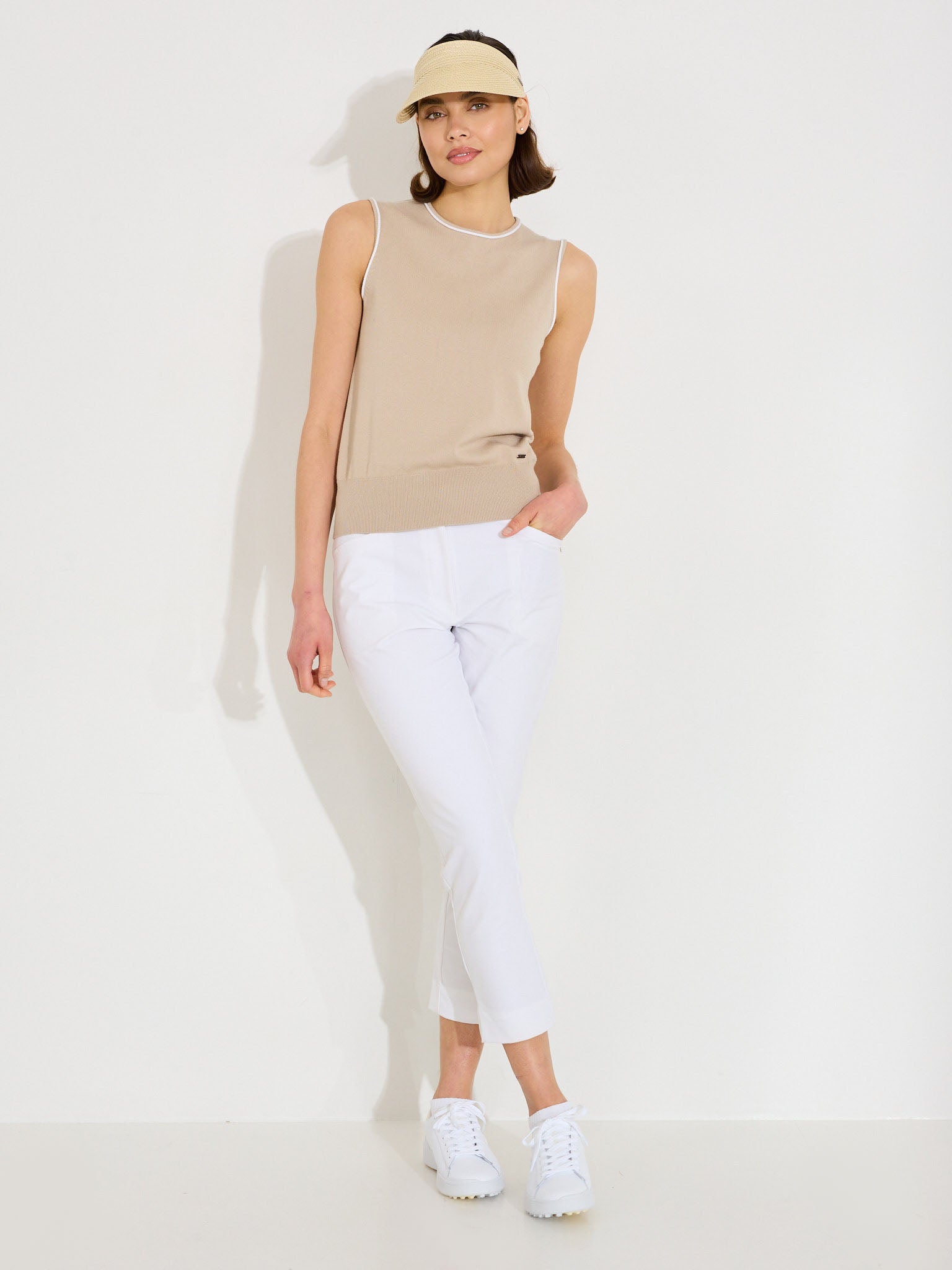 Lds Niblick sleeveless - lt.sand-4