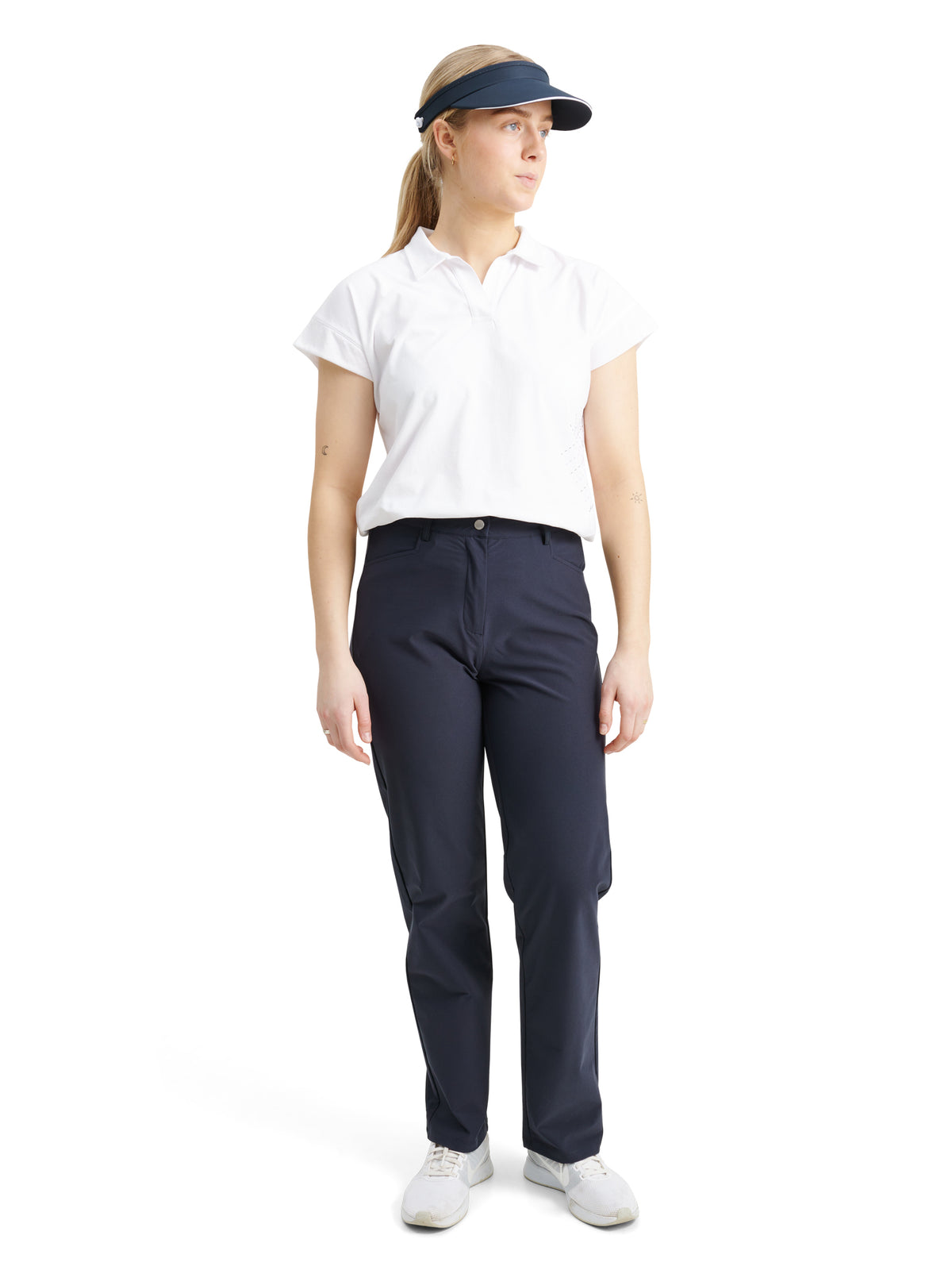 Lds Erin loosefit cupsleeve - white-2