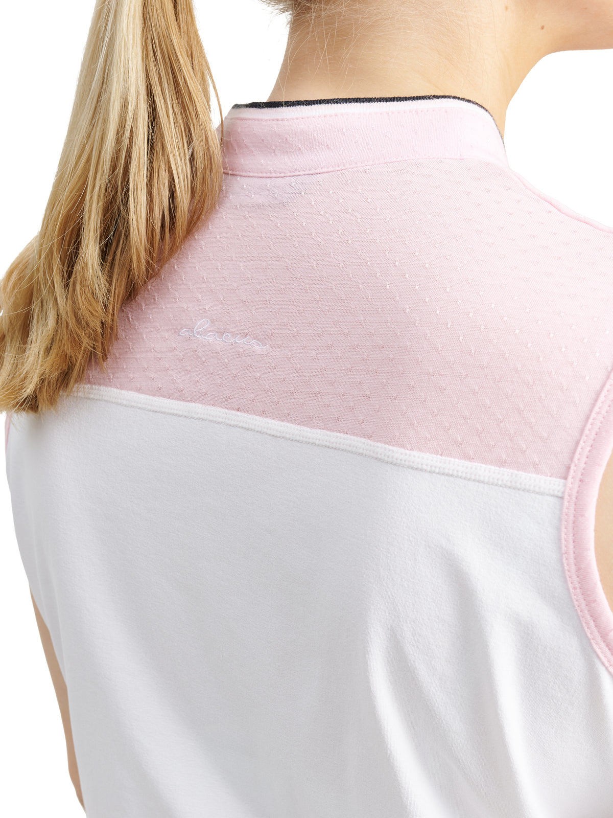 Lds Erin loosefit sleeveless - begonia/white-4