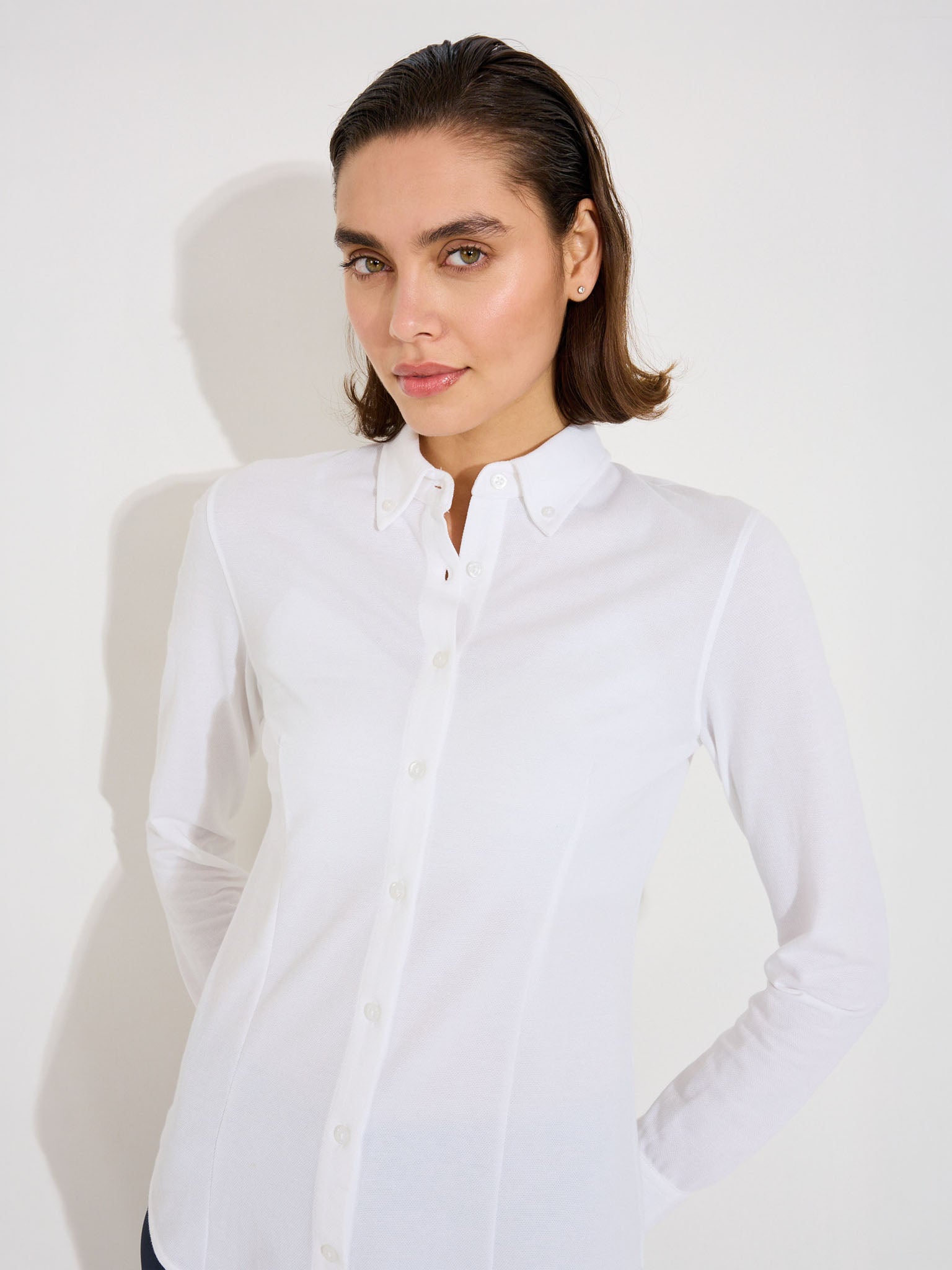 Lds Hillside shirt - white-5