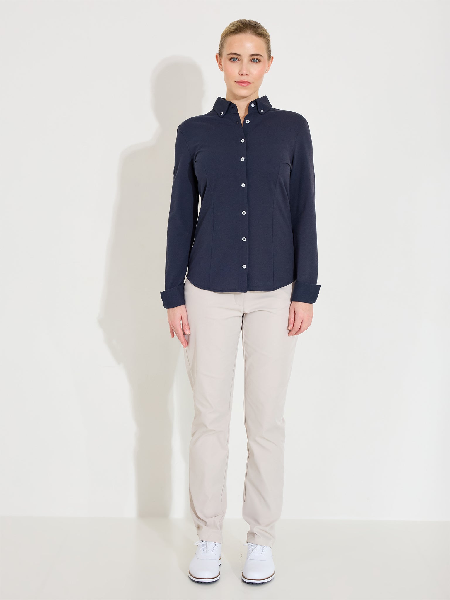 Lds Hillside shirt - navy-2
