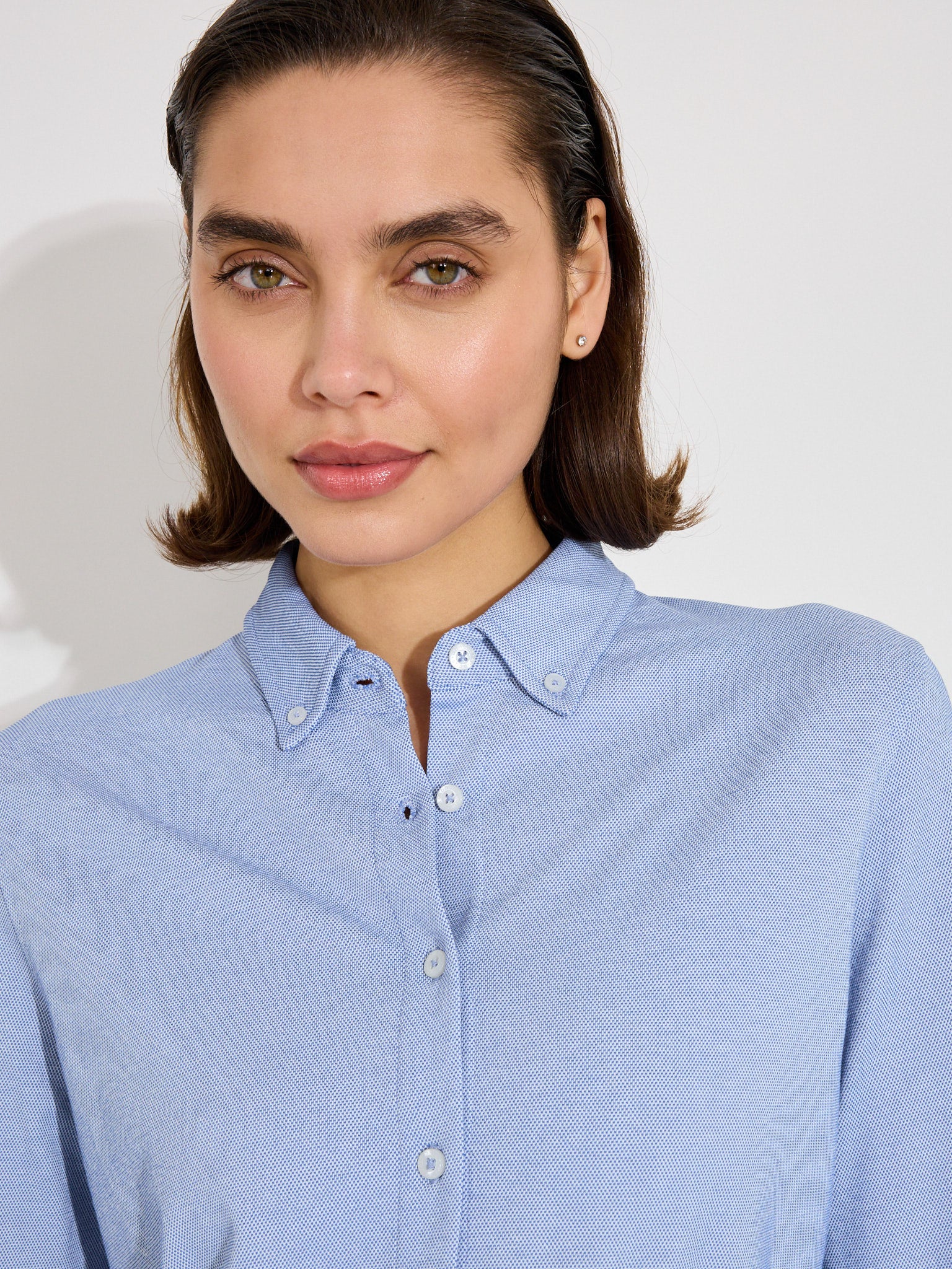 Lds Hillside shirt - oxfordblue-3