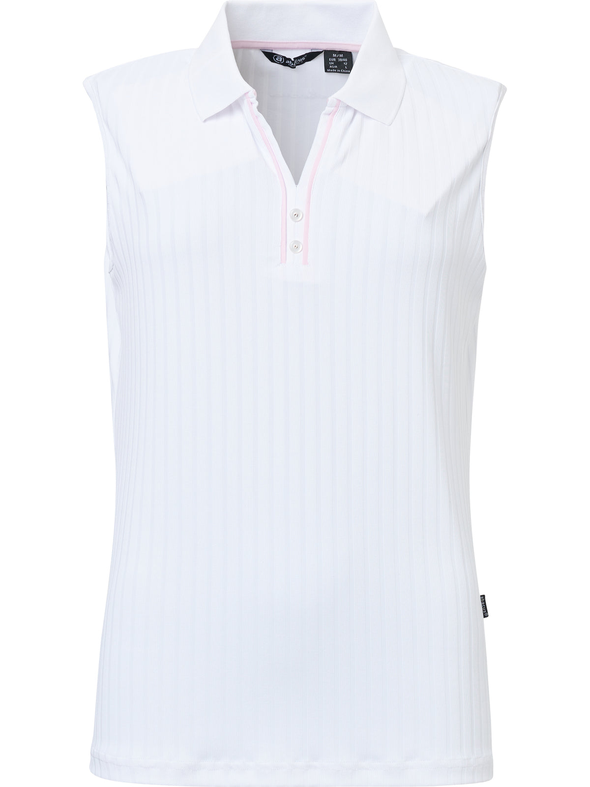 Lds Pebble sleeveless - white/begonia-6