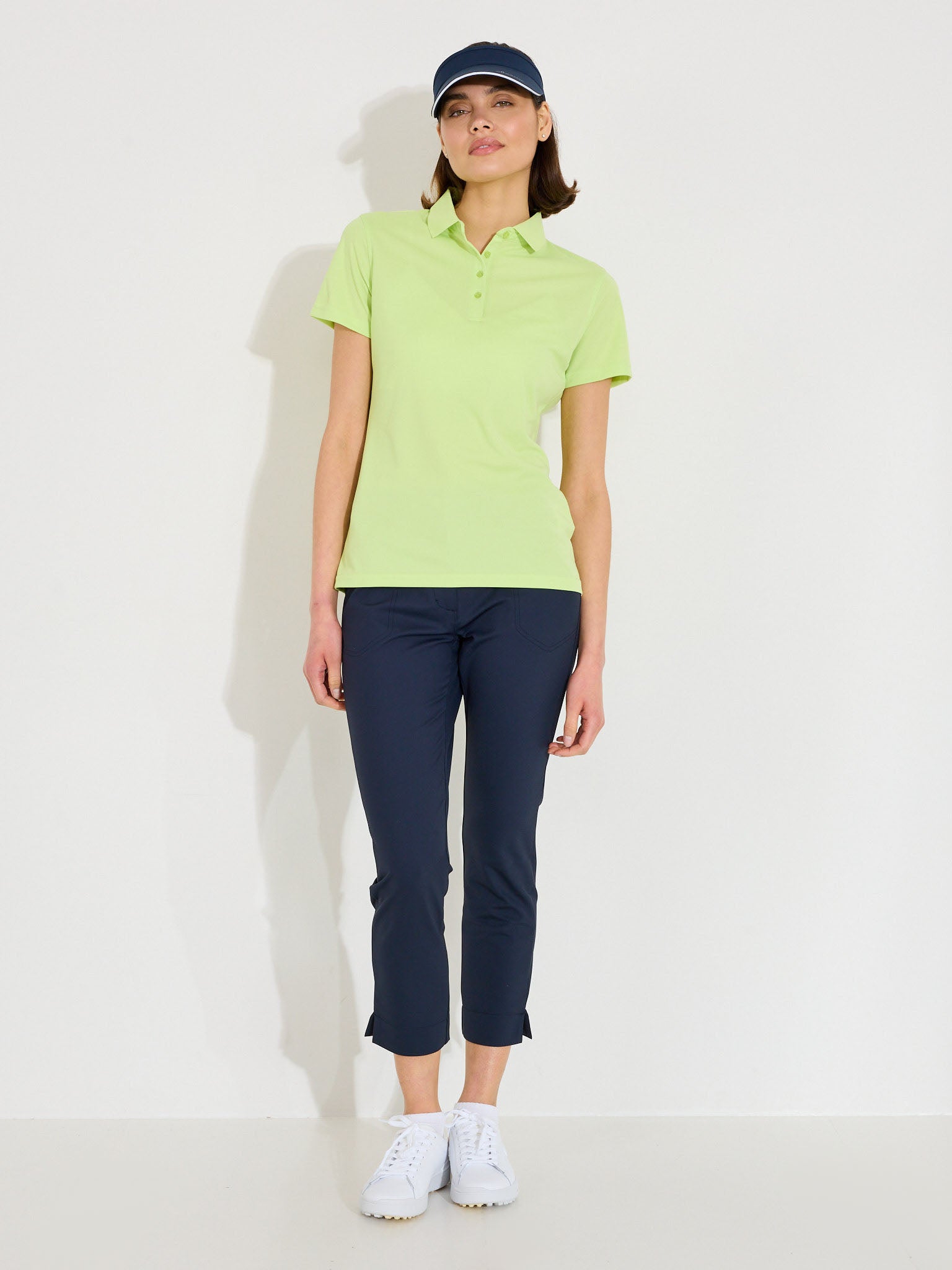 Lds Cray drycool polo - lime-3