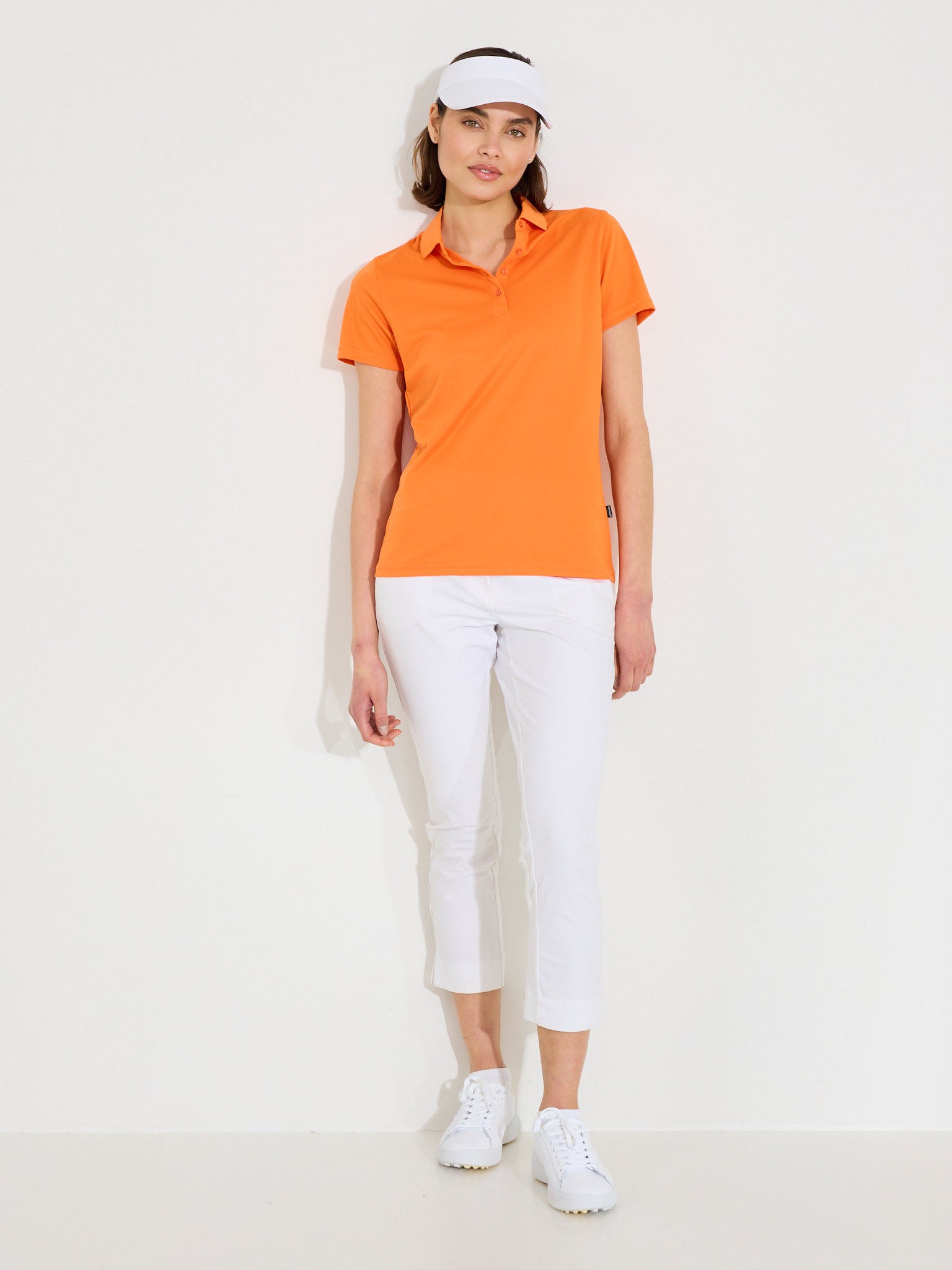 Lds Cray drycool polo - orange-3
