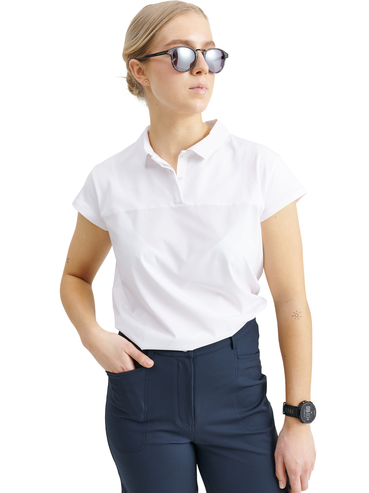 Lds Becky cupsleeve - white-1