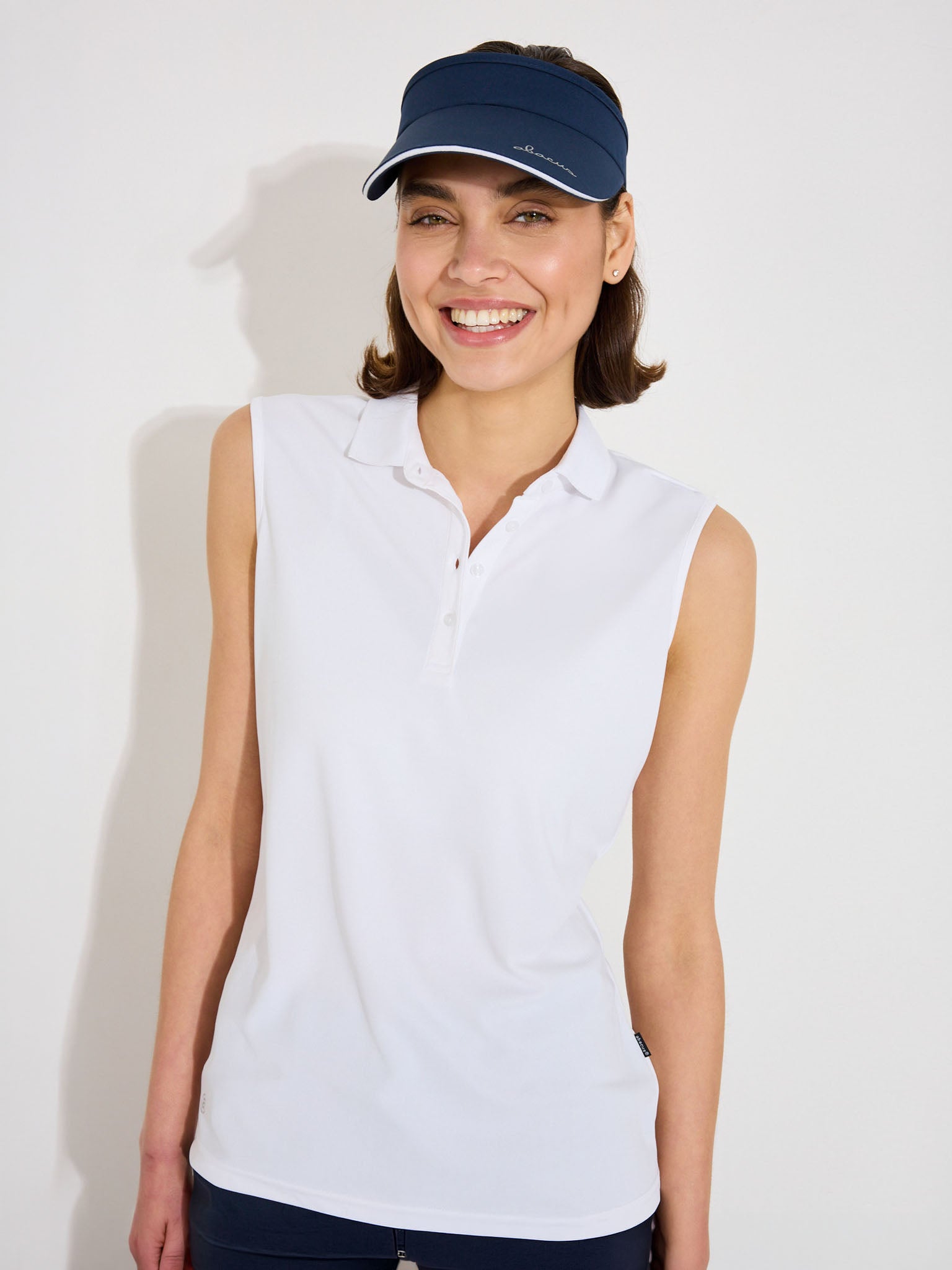 Lds Cray drycool sleeveless - white