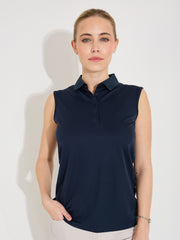 Lds Cray drycool sleeveless - navy