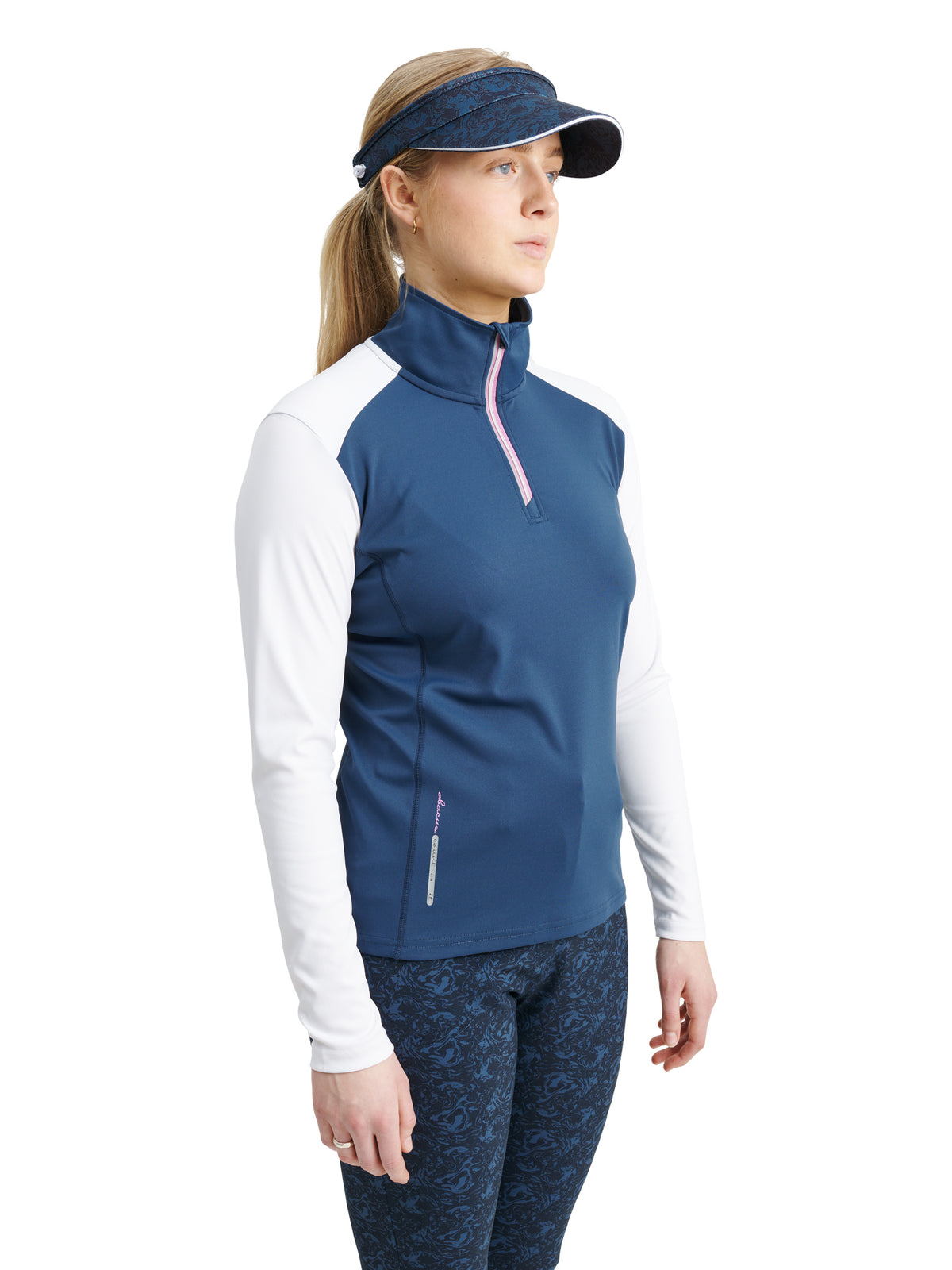 Lds Cypress longsleeve - peacock blue-1